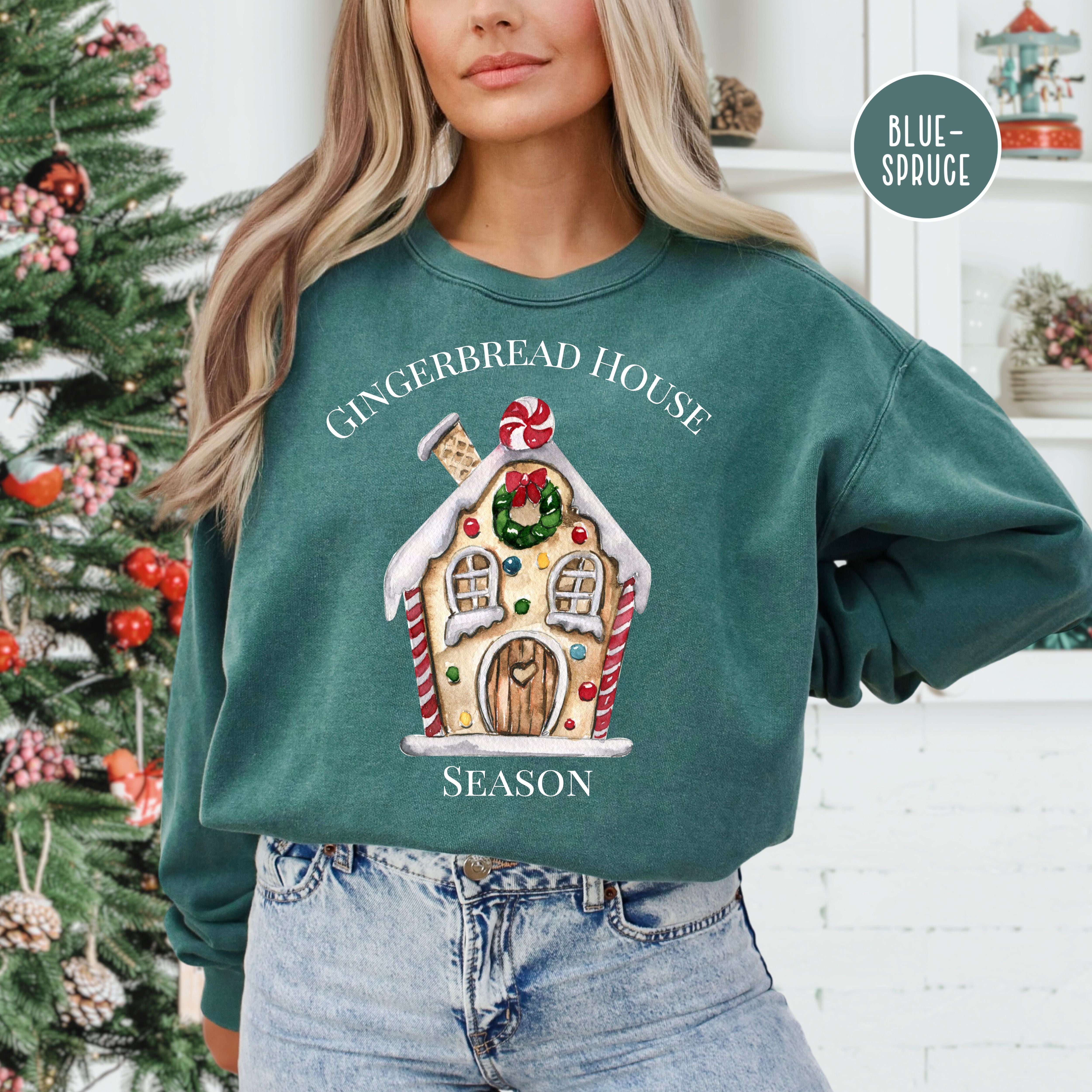 Gingerbread House Season Comfort Colors® Sweatshirt