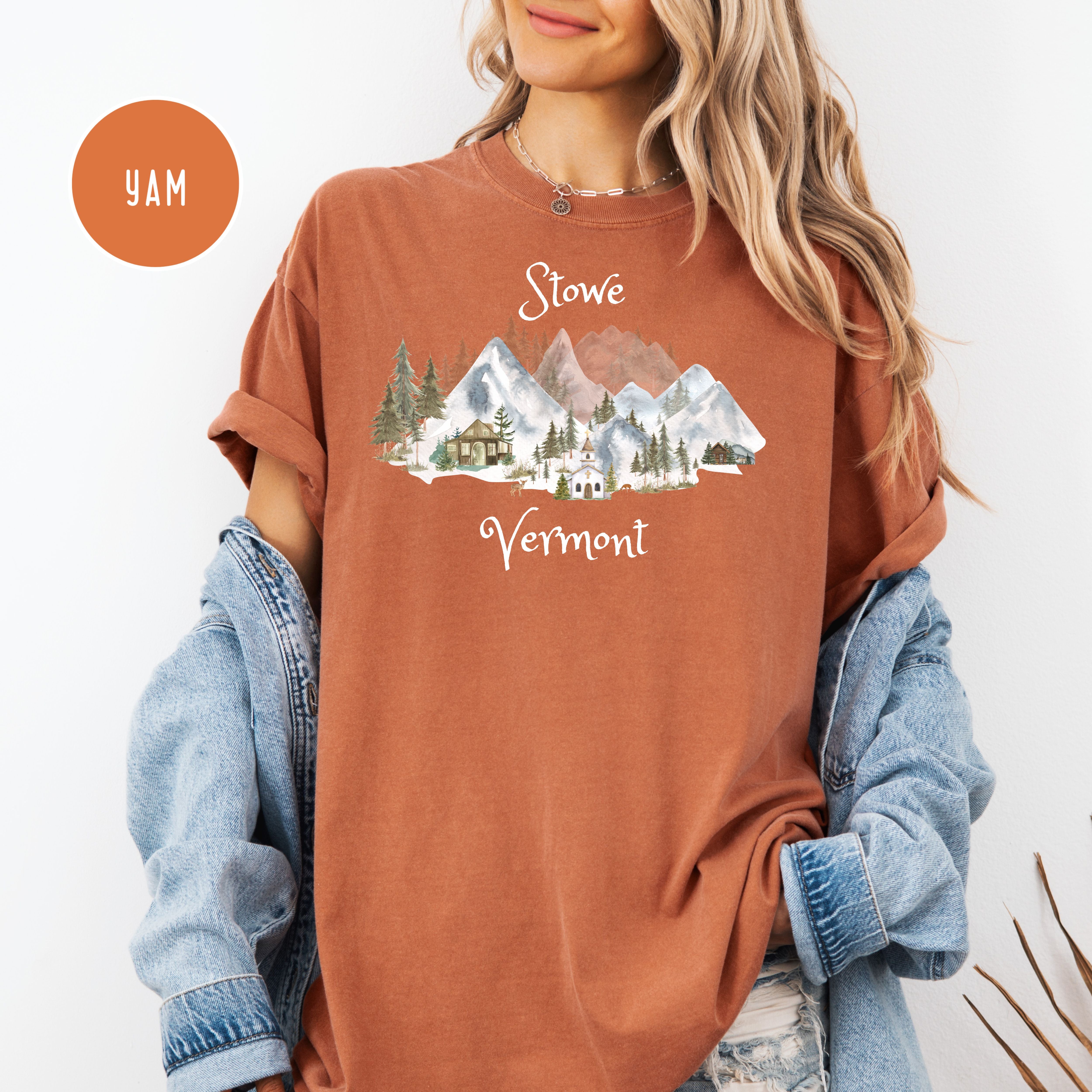 Stowe Vermont Unisex Comfort Colors Tee