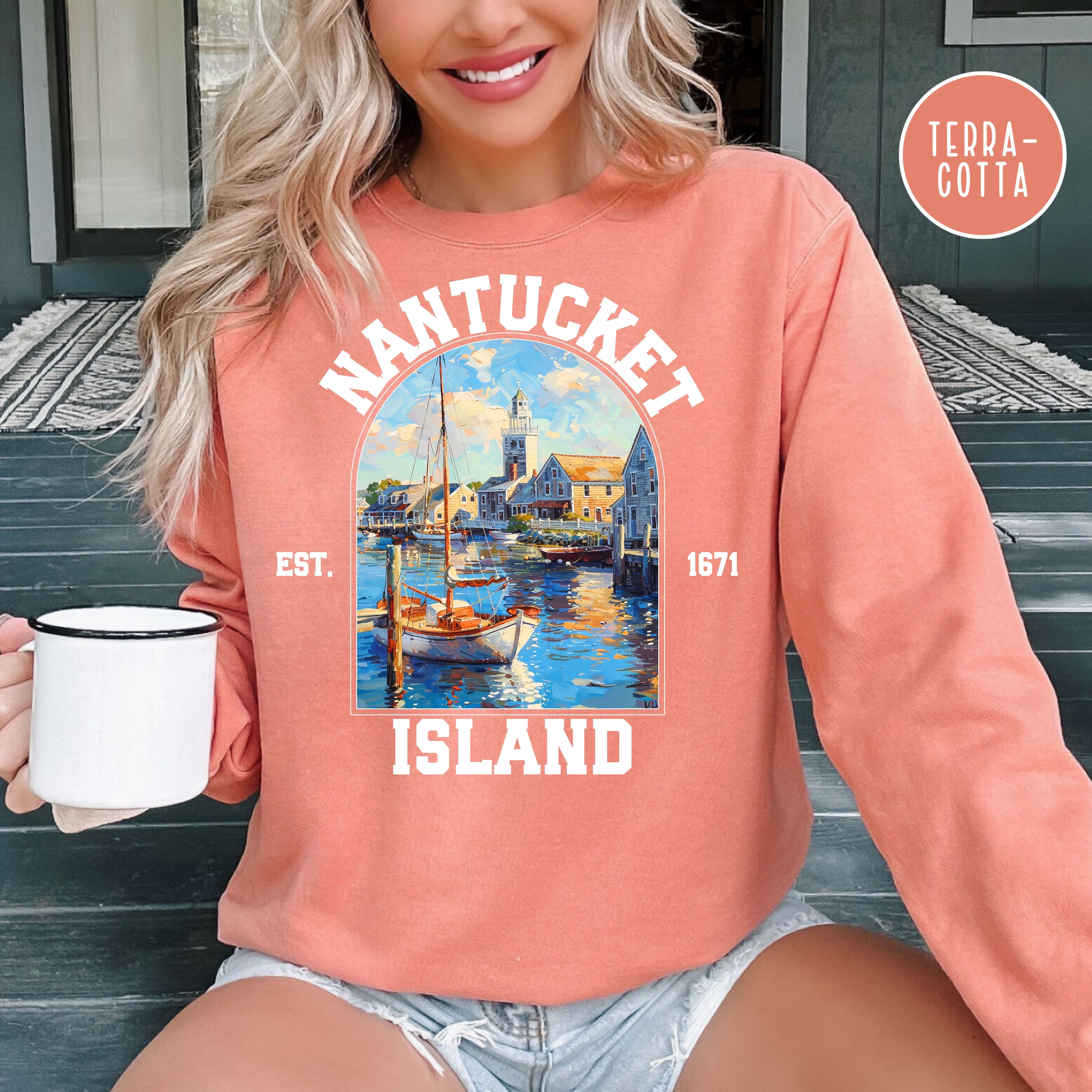 Nantucket Island Comfort Colors® Sweatshirt