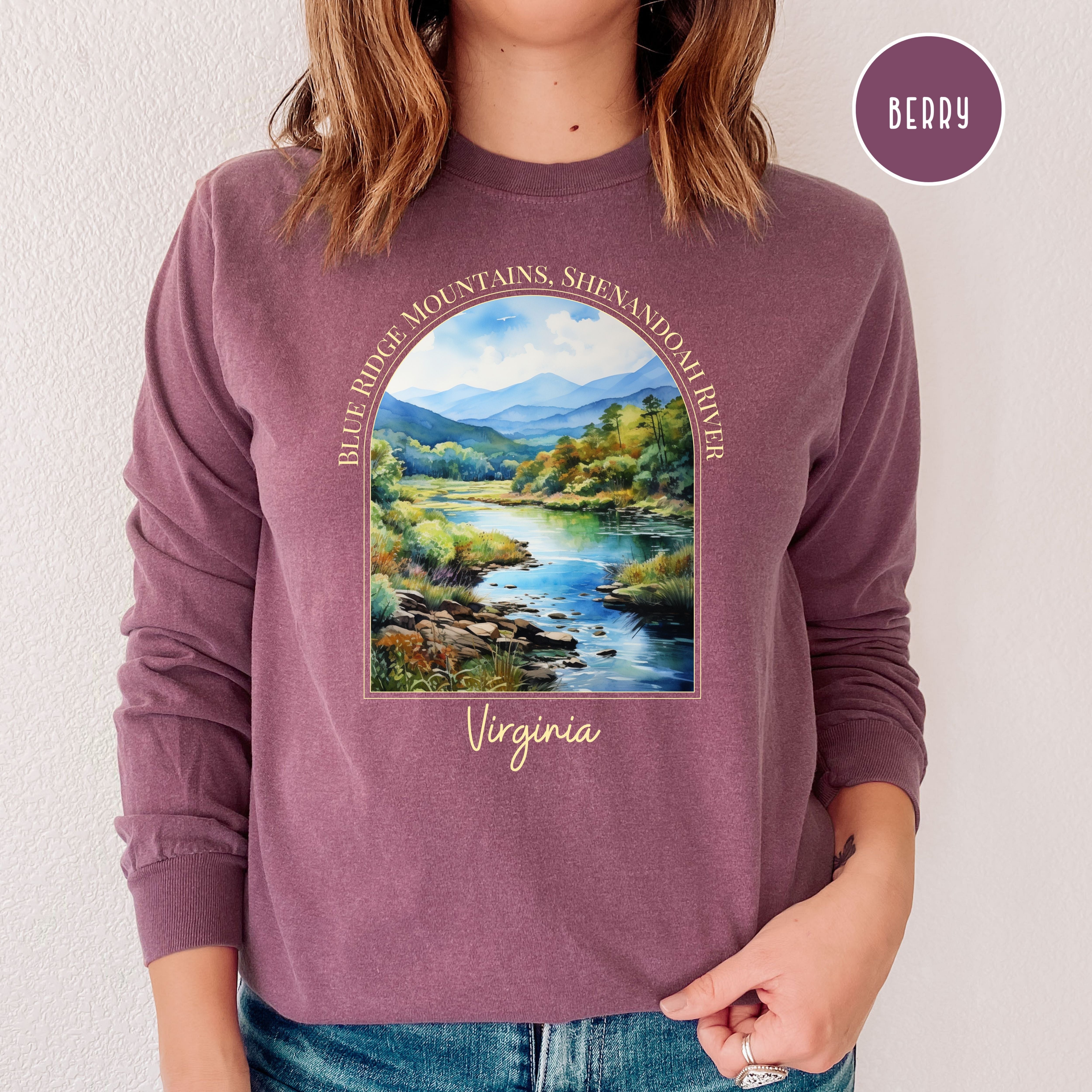 Virginia Blue Ridge Mountains Comfort Colors® Tee