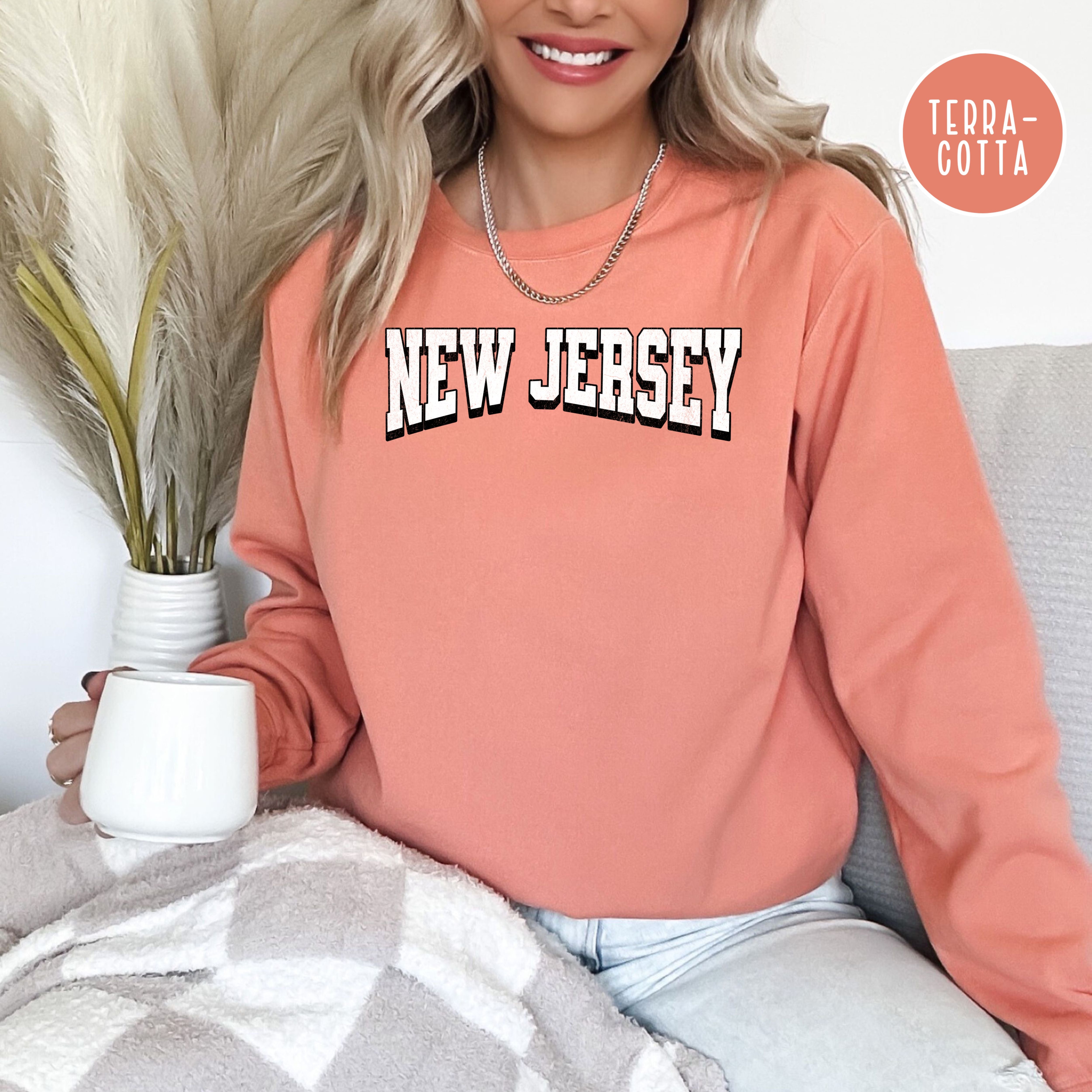 New Jersey Grunge Comfort Colors® Sweatshirt