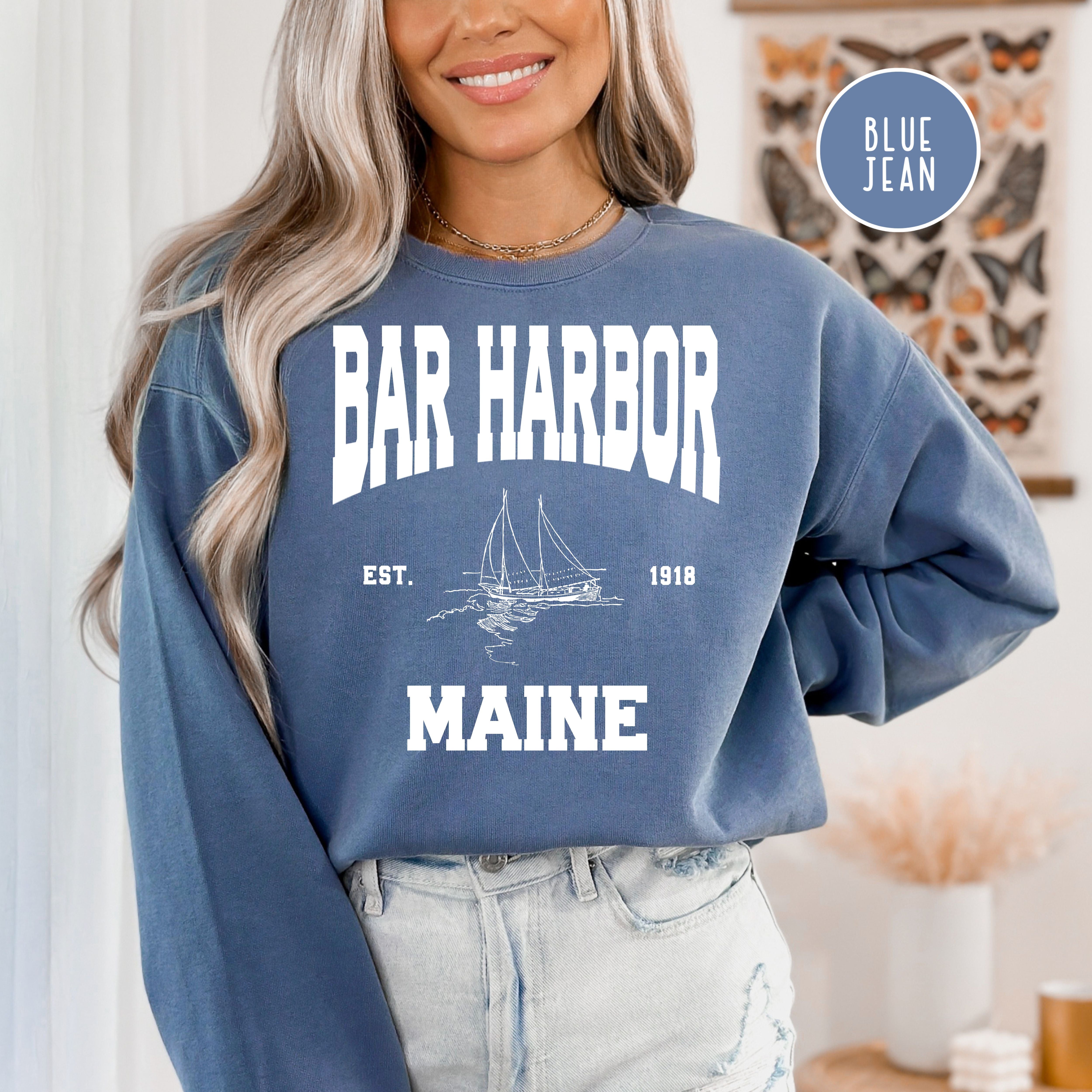 Bar Harbor Maine Comfort Colors® Sweatshirt