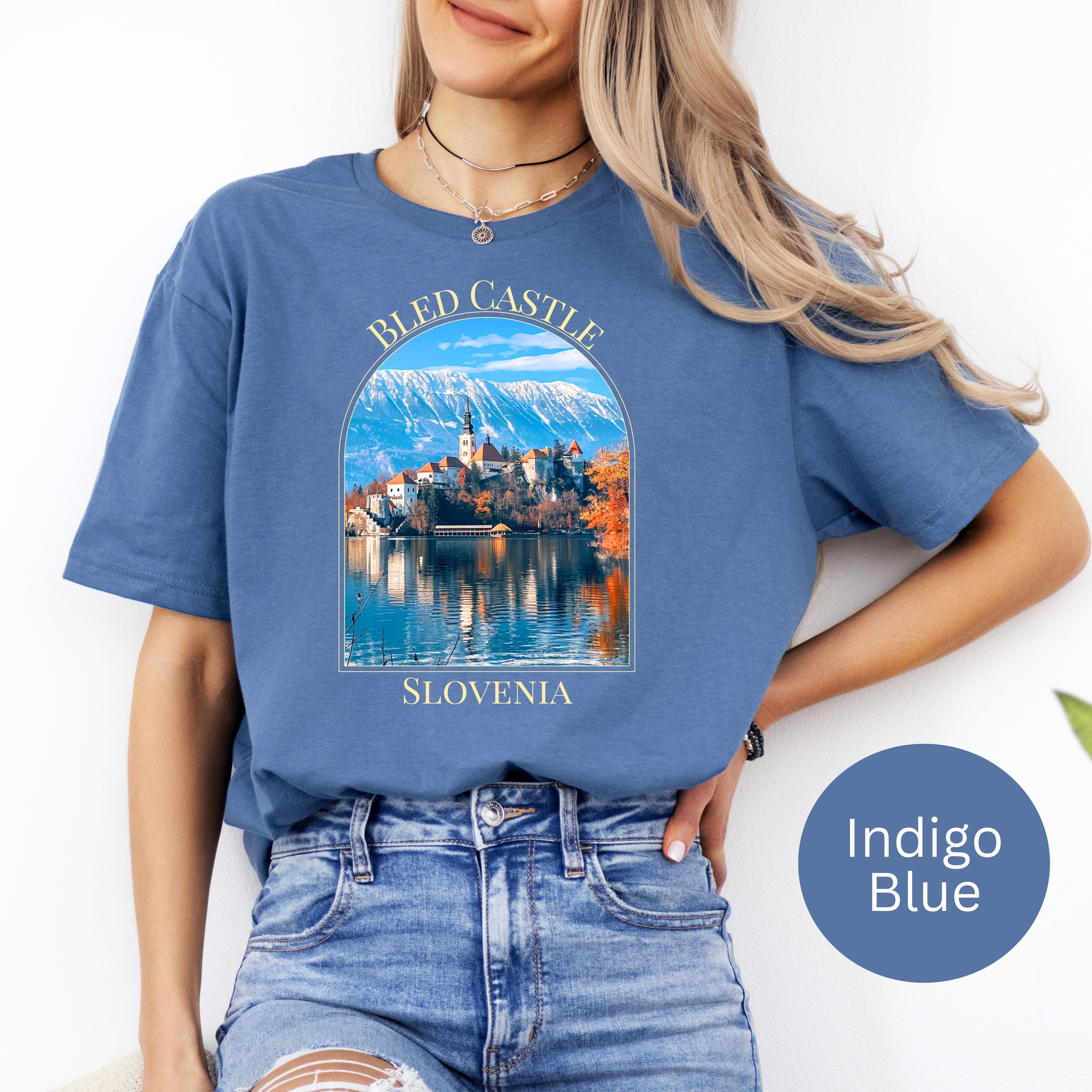 Bled Castle Slovenia Soft-Style Tee