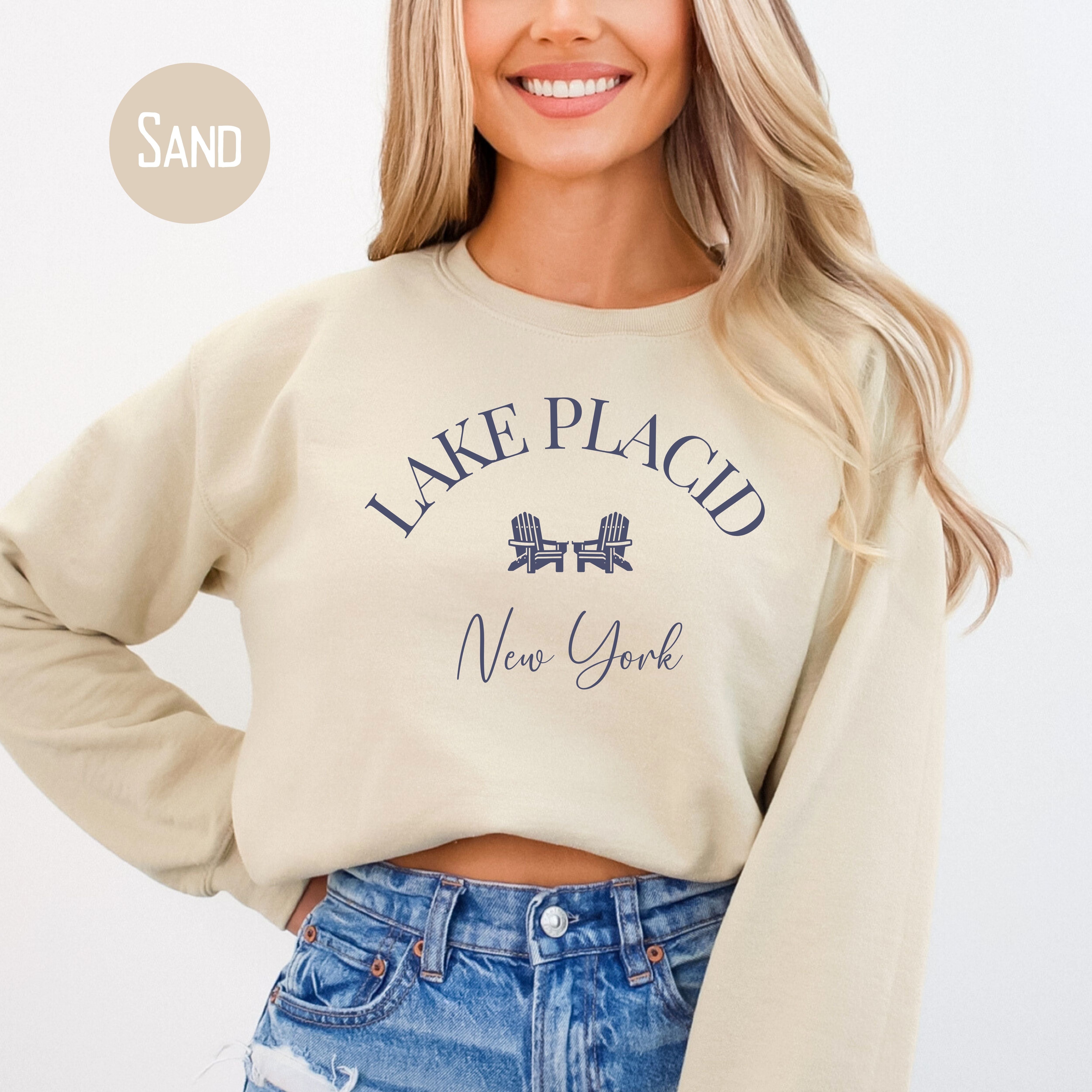 Lake Placid New York Vacation Sweatshirt