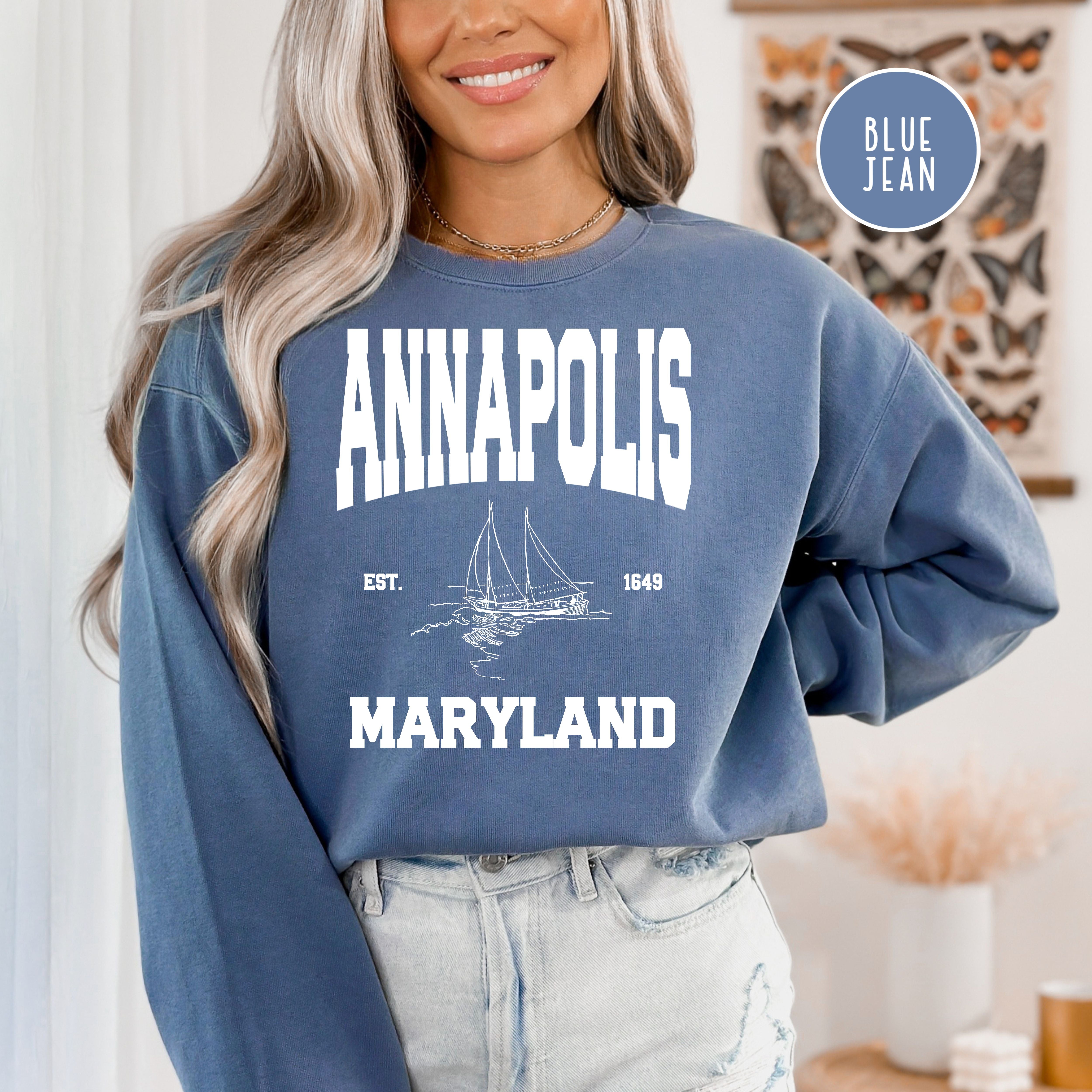 Annapolis Maryland Comfort Colors® Sweatshirt