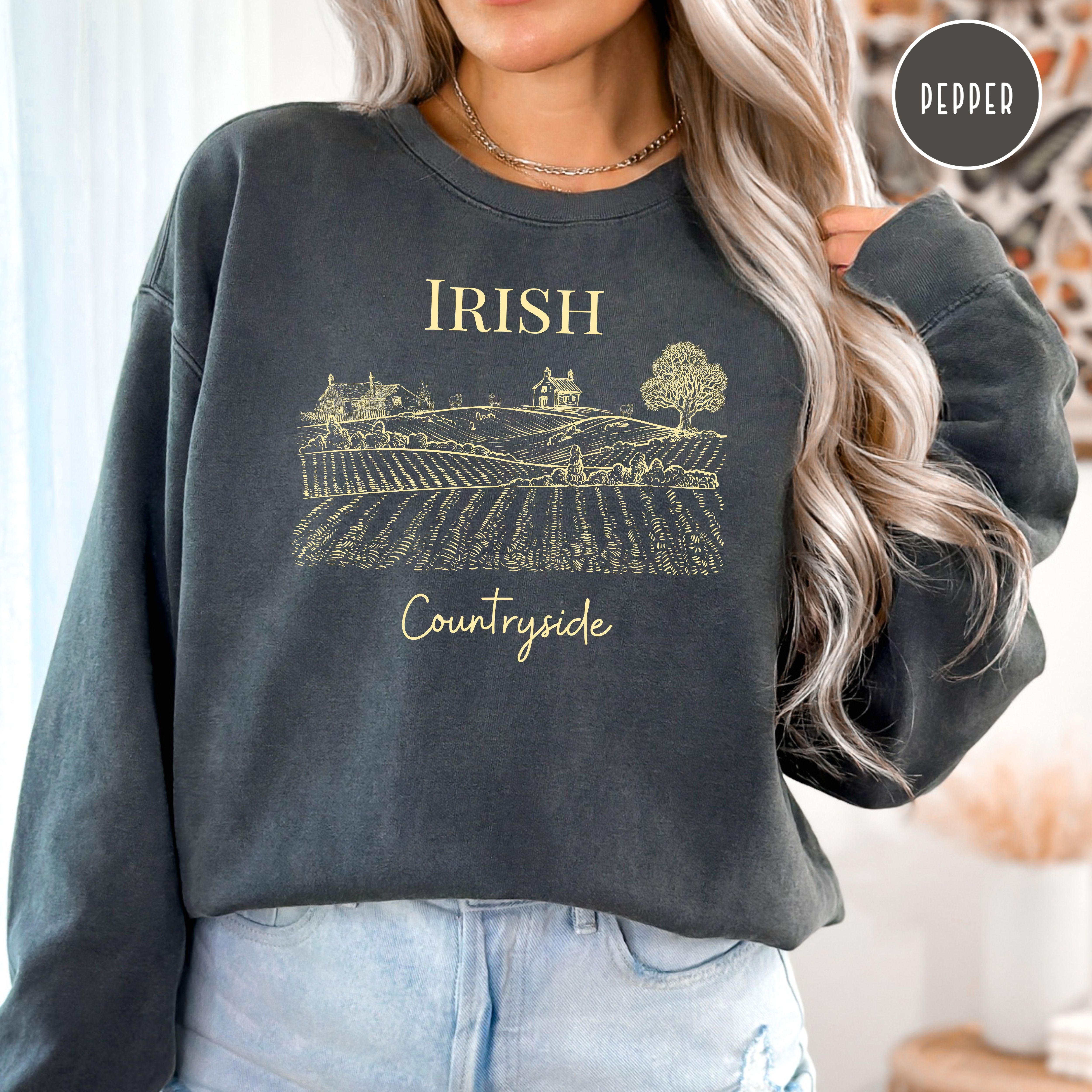 Irish Countryside Comfort Colors® Ireland Sweatshirt