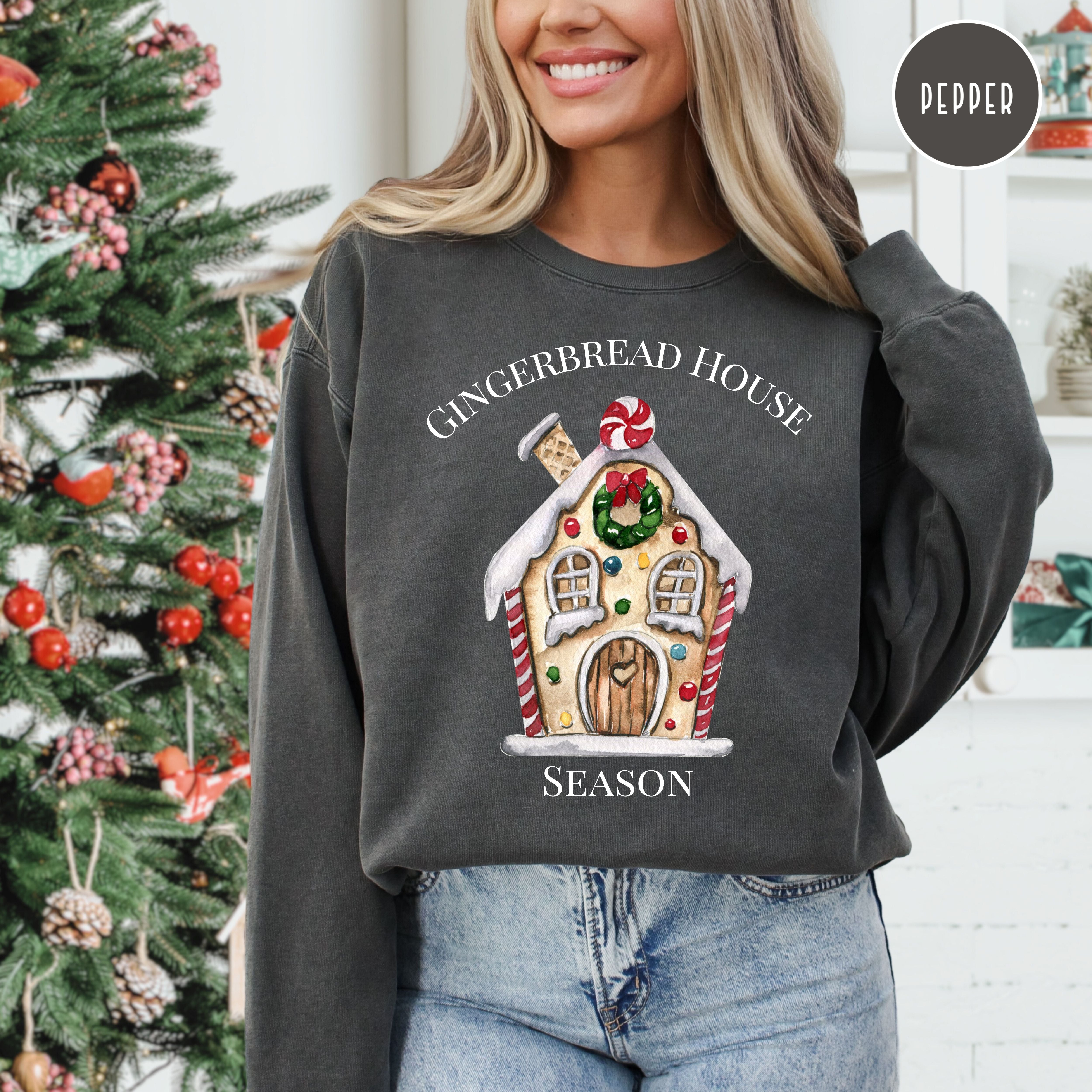 Gingerbread House Season Comfort Colors® Sweatshirt