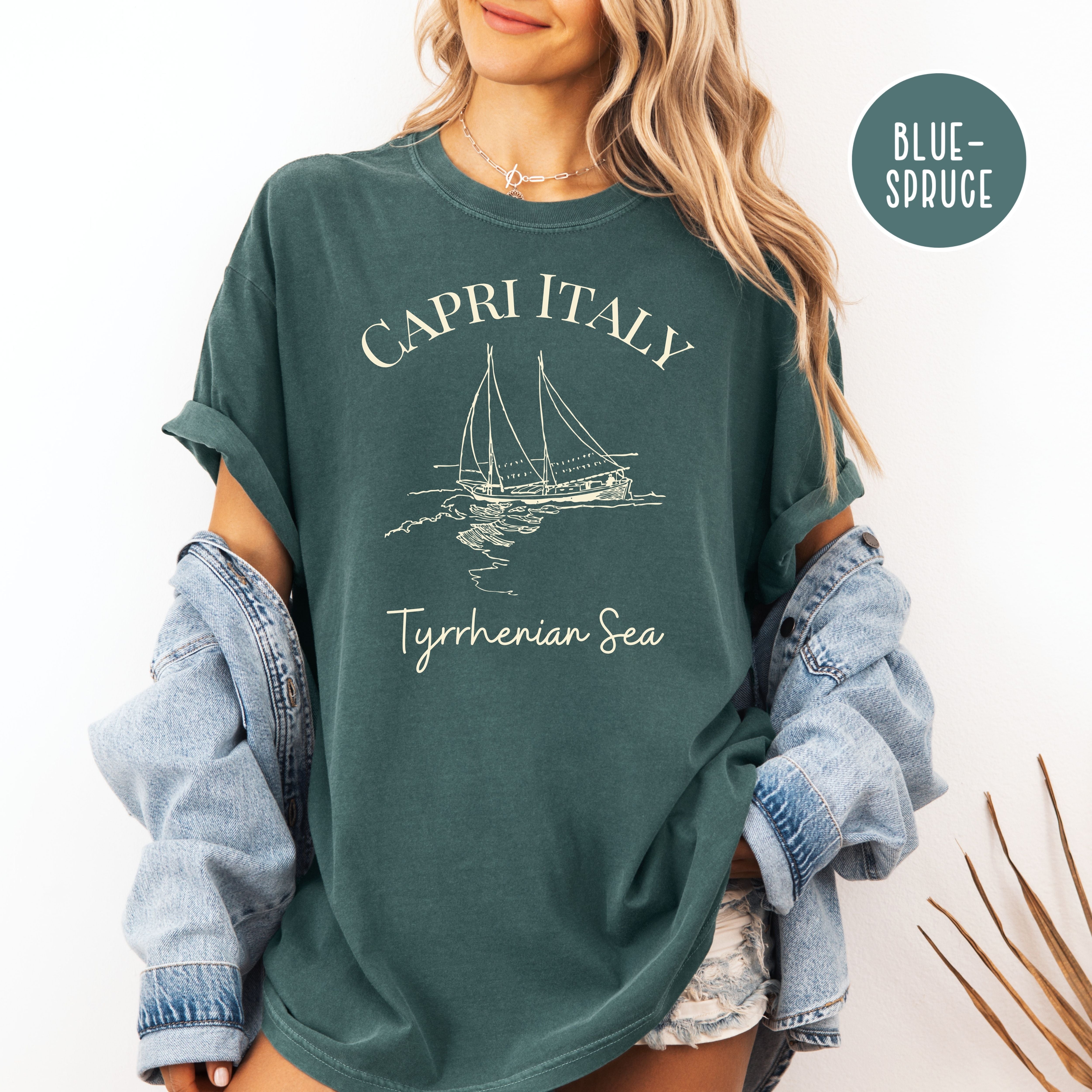 Capri Italy Comfort Colors Gift Tee for Italy Lover