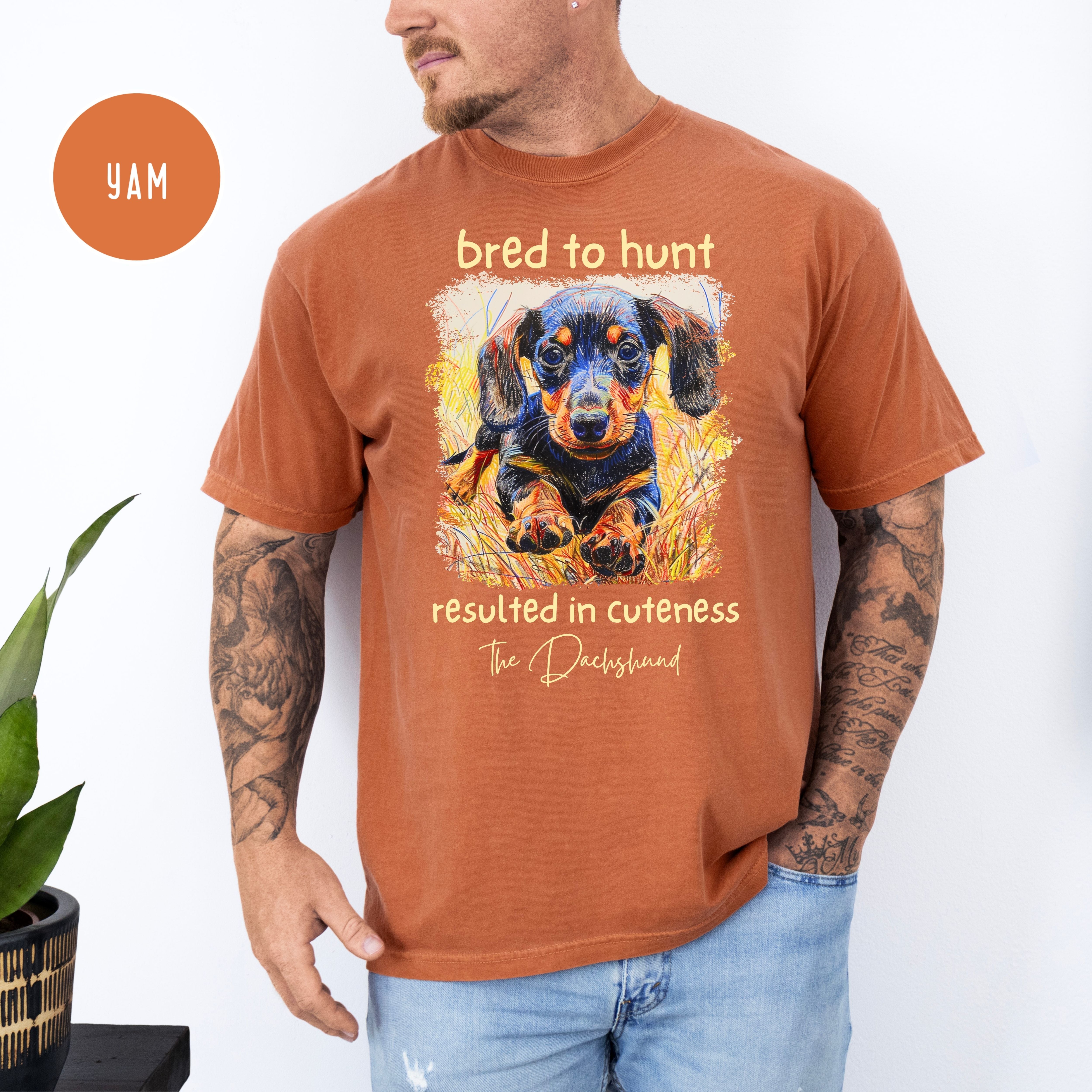 Dachshund Mama Comfort Colors T-Shirt, Doxie Lover Cuteness Shirt, Weiner Dog Lover Shirt, Dachshund Gift Shirt