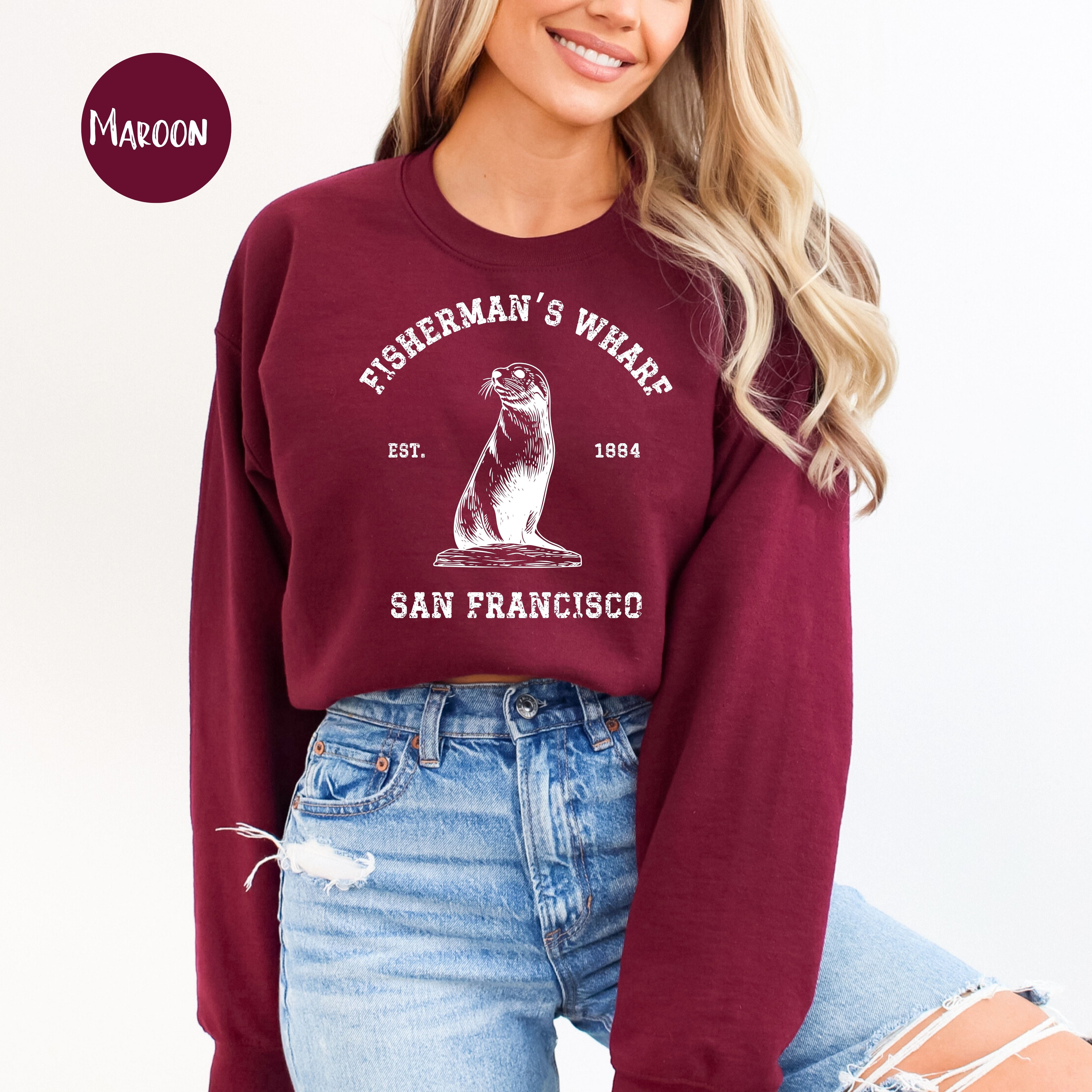 Fisherman Wharf San Francisco Unisex Sweatshirt, Pier 39 Shirt