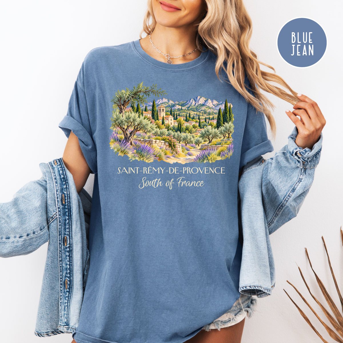 South of France Comfort Colors Vacation Gift Shirt, Saint Remy de Provence Shirt, Van Gogh Trail Gift Tee, France Travel, Van Gogh Fan Gift