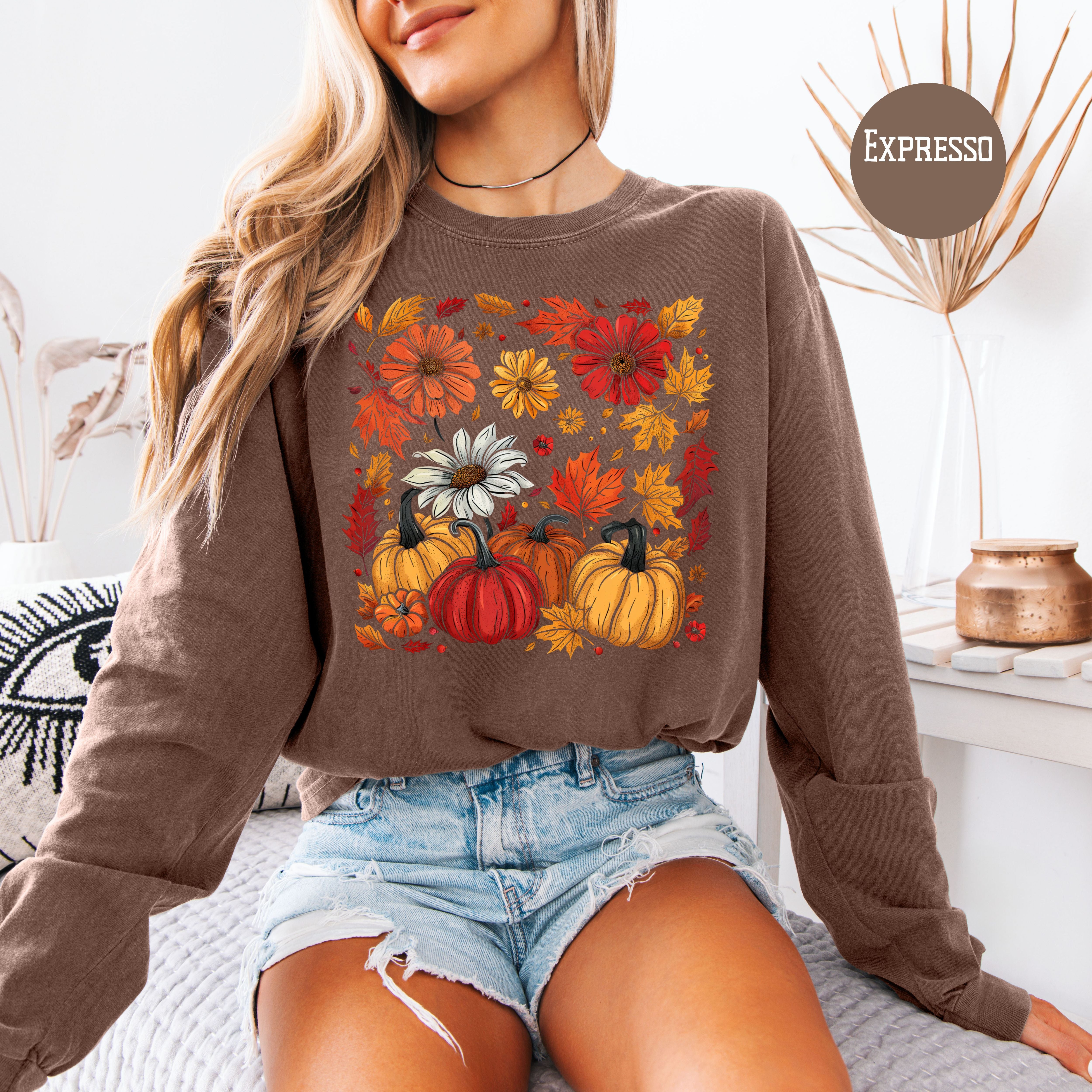 Beautiful Fall Colors Comfort Colors Unisex Long Sleeve TShirt