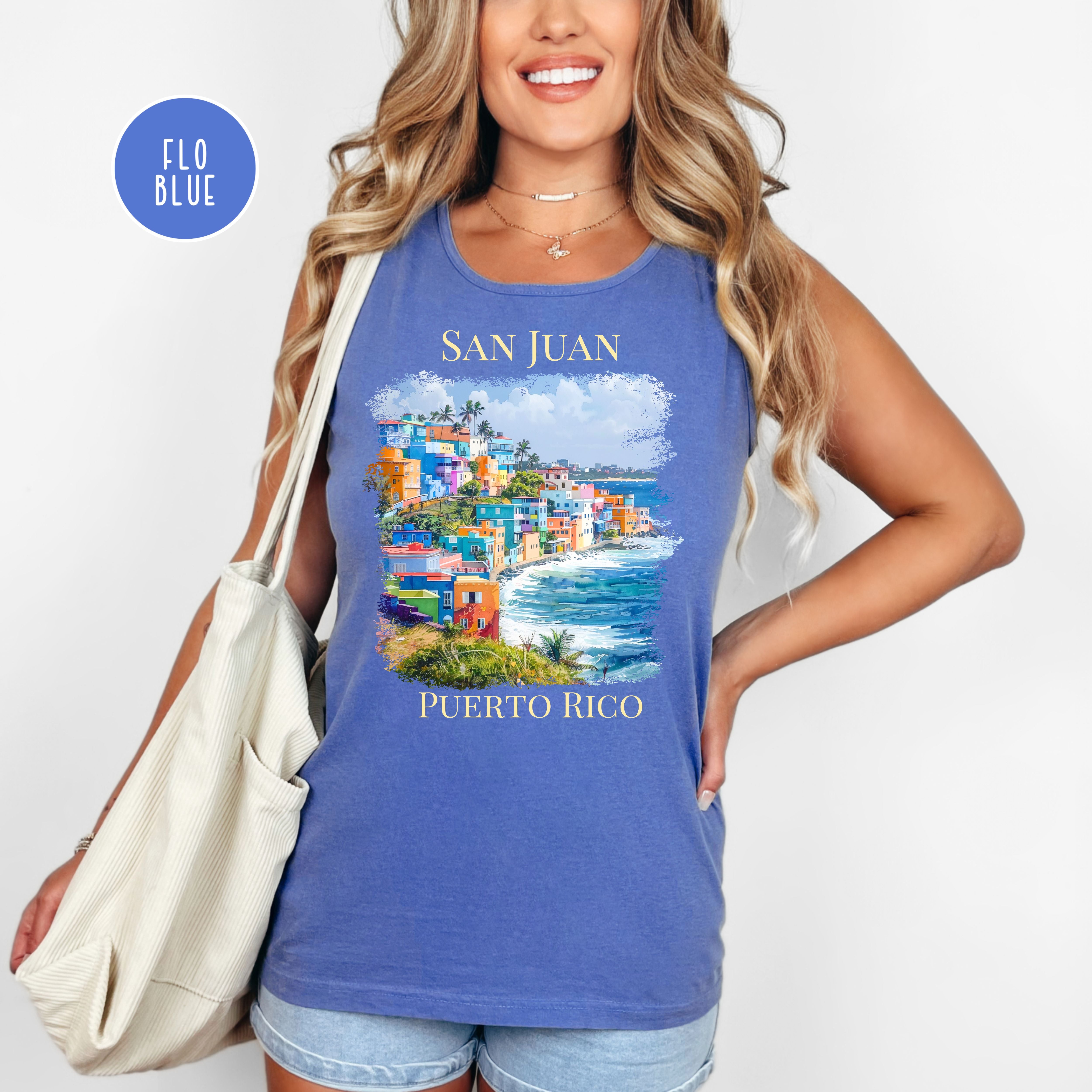 San Juan Puerto Rico Comfort Colors Tank Top