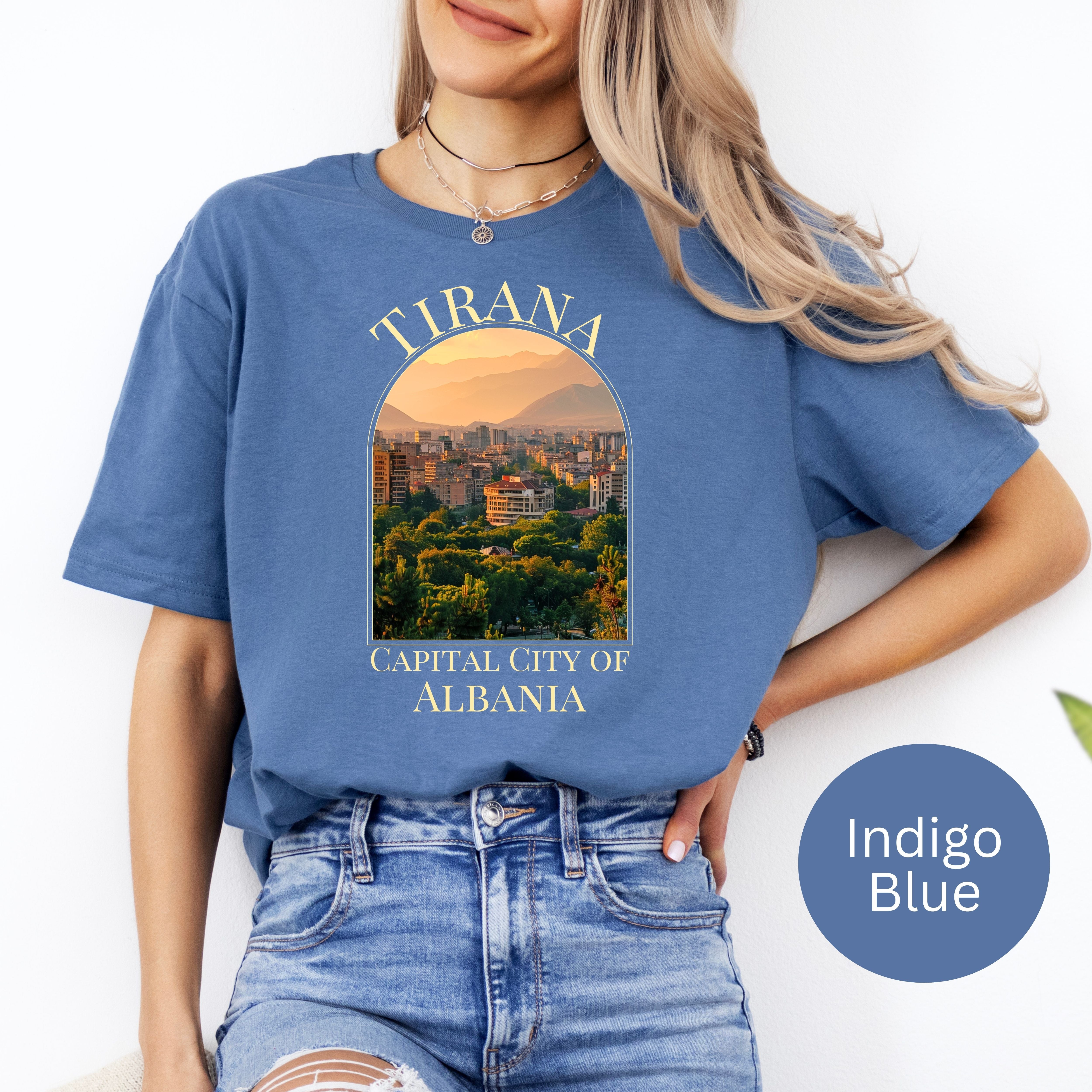 Tirana Albania Gildan Soft-Style Tee