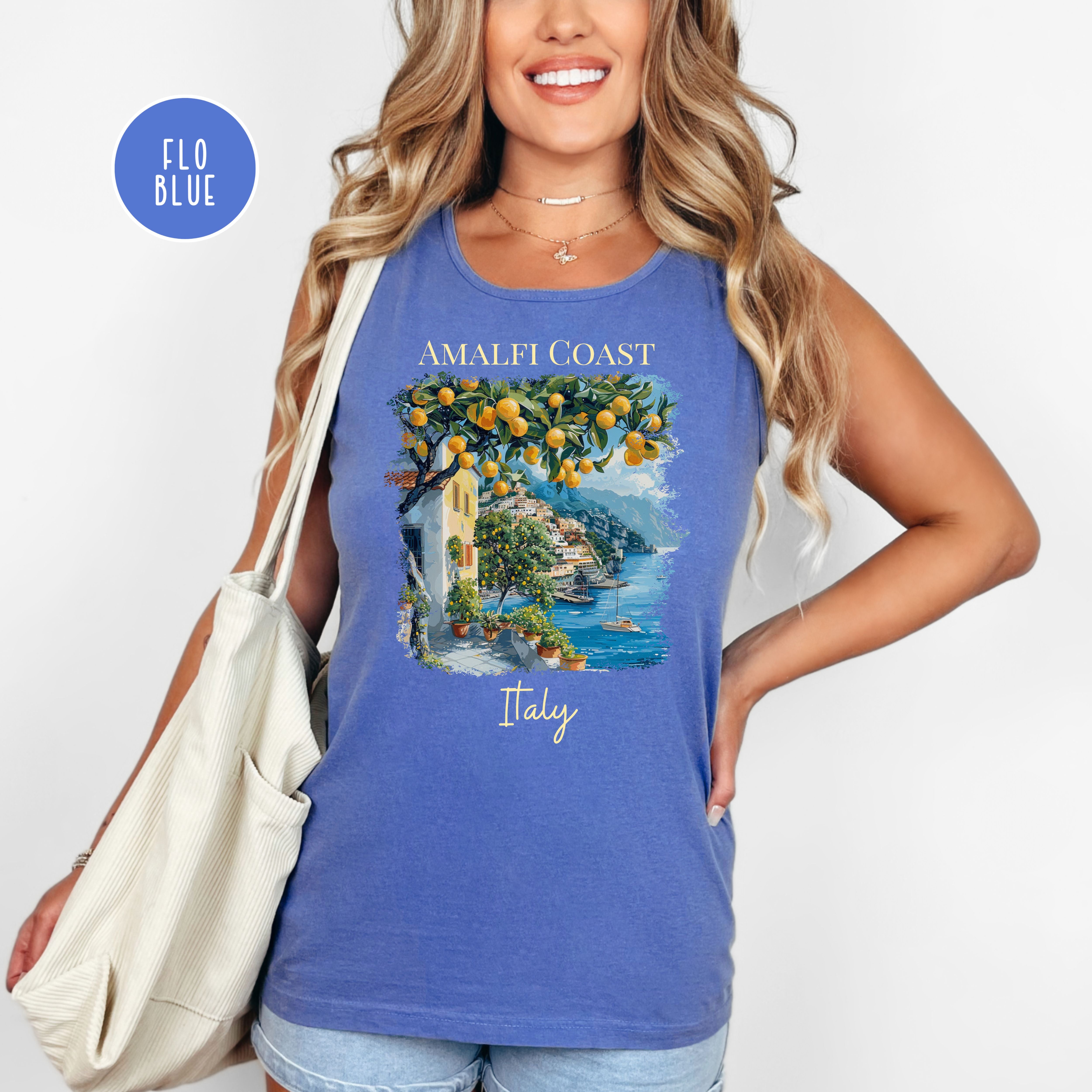 Amalfi Coast Italy Lover Comfort Colors Vacation Tank Top