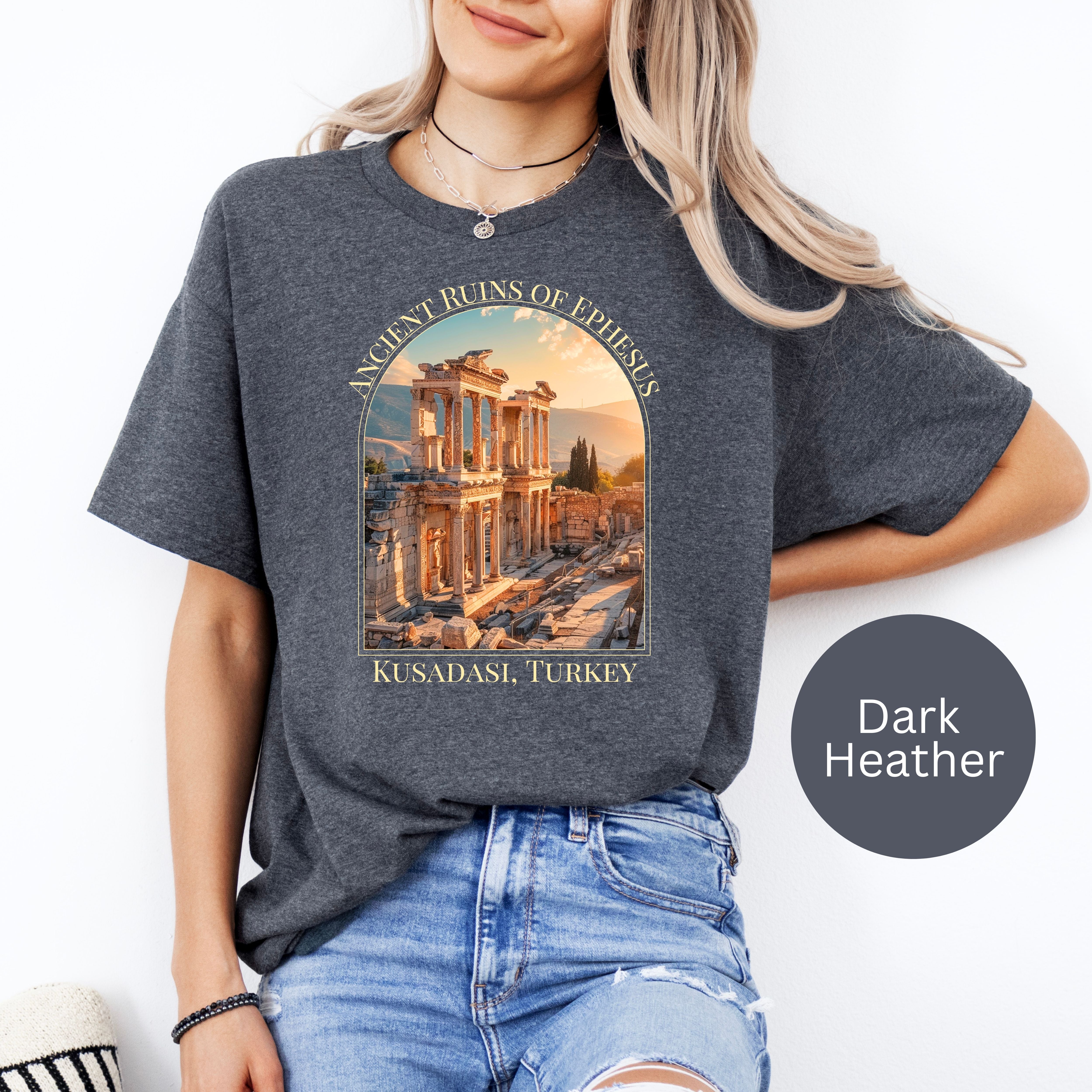 Kusadasi Turkey Ephesus Ancient City Soft-Style Unisex Tee