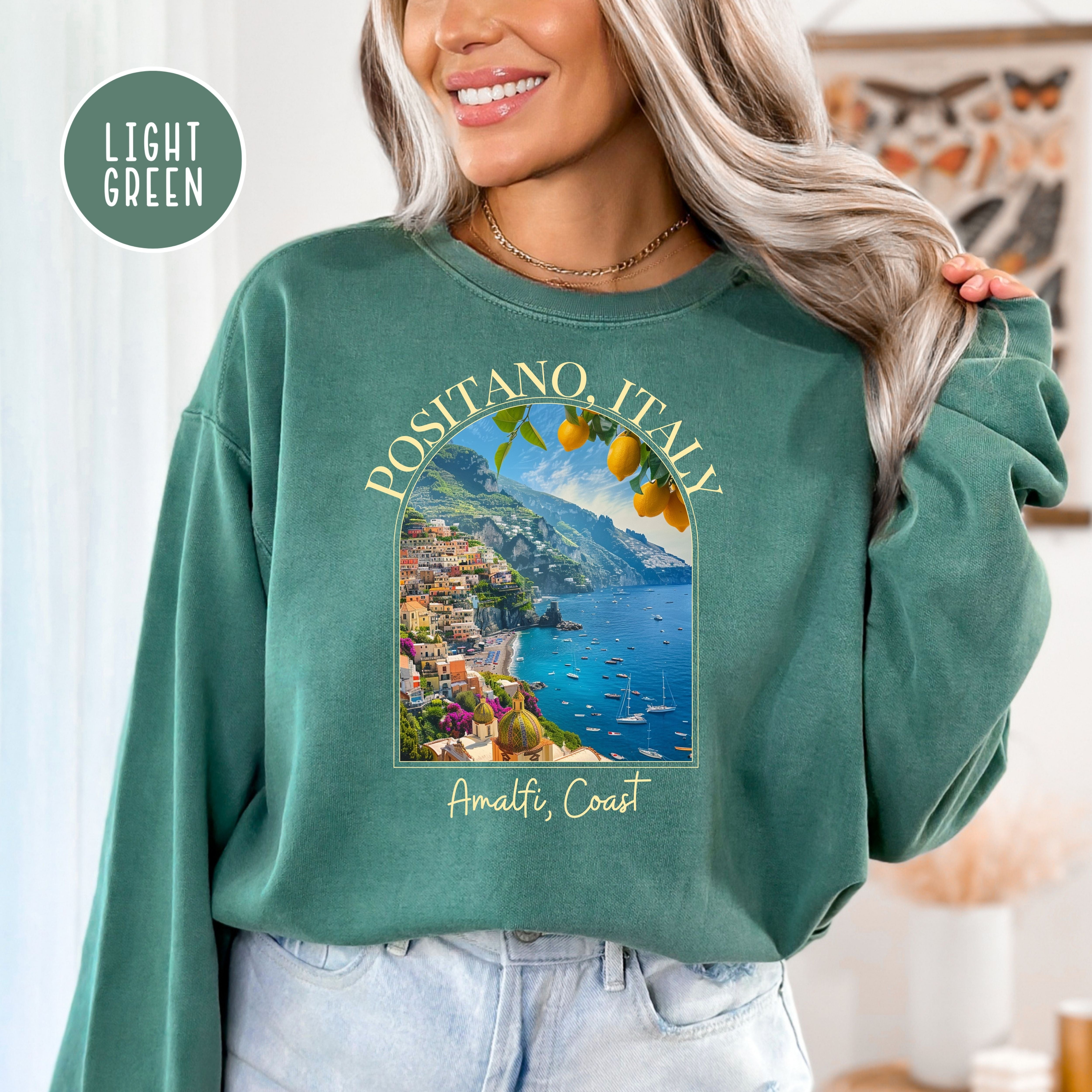 Positano Italy Amalfi Coast Comfort Colors® Sweatshirt