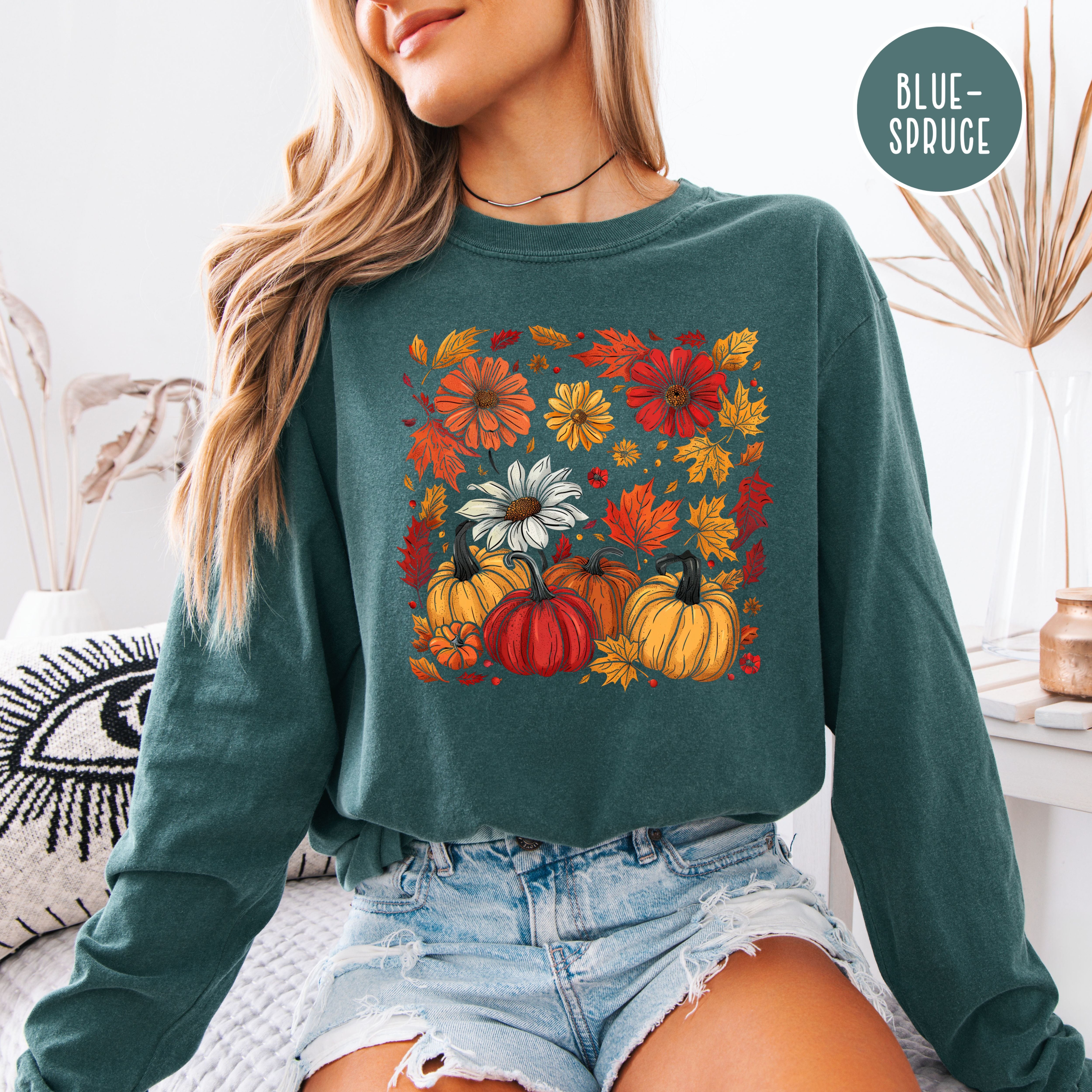 Beautiful Fall Colors Comfort Colors Unisex Long Sleeve TShirt