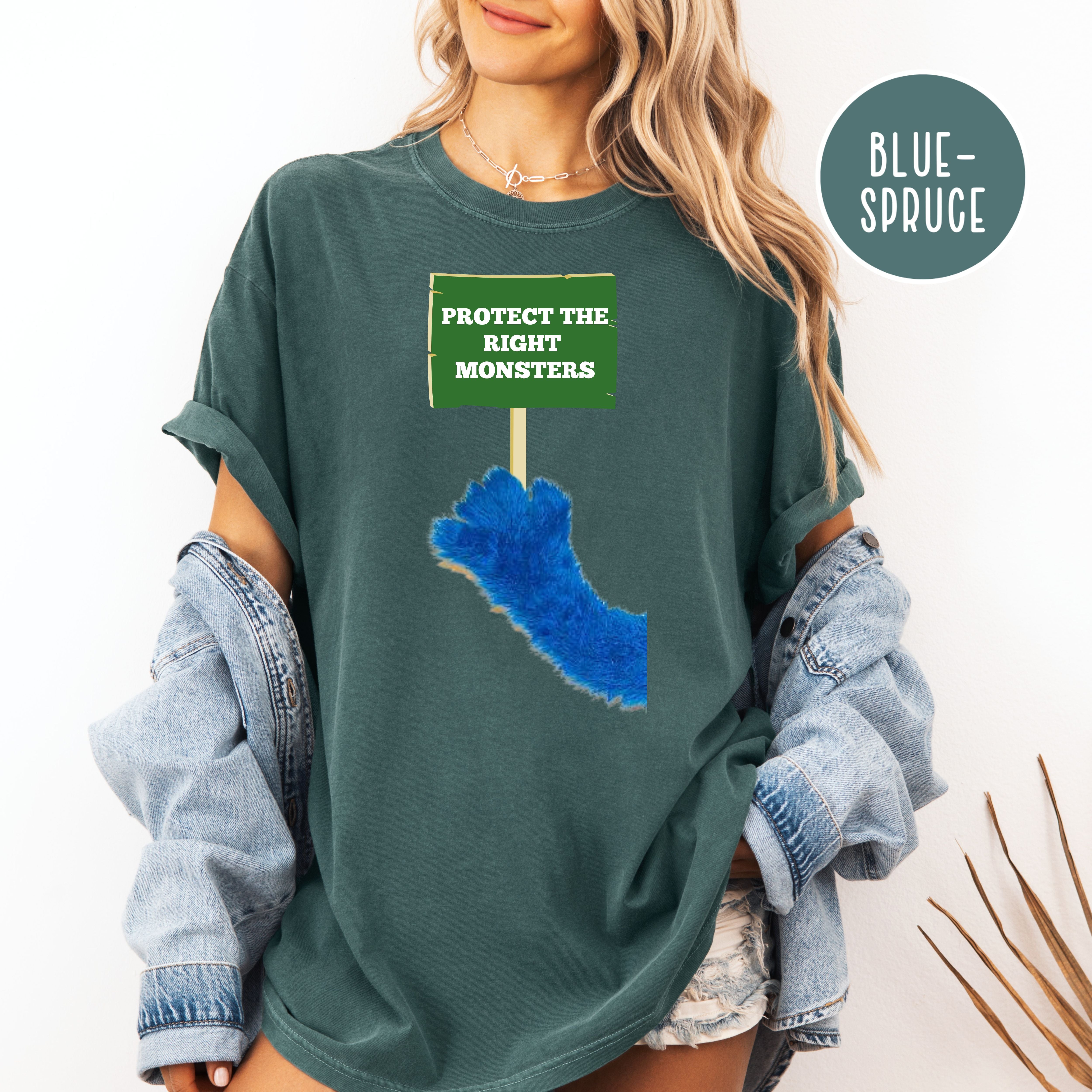 Protect The Right Monsters Comfort Colors Save PBS Protest Shirt