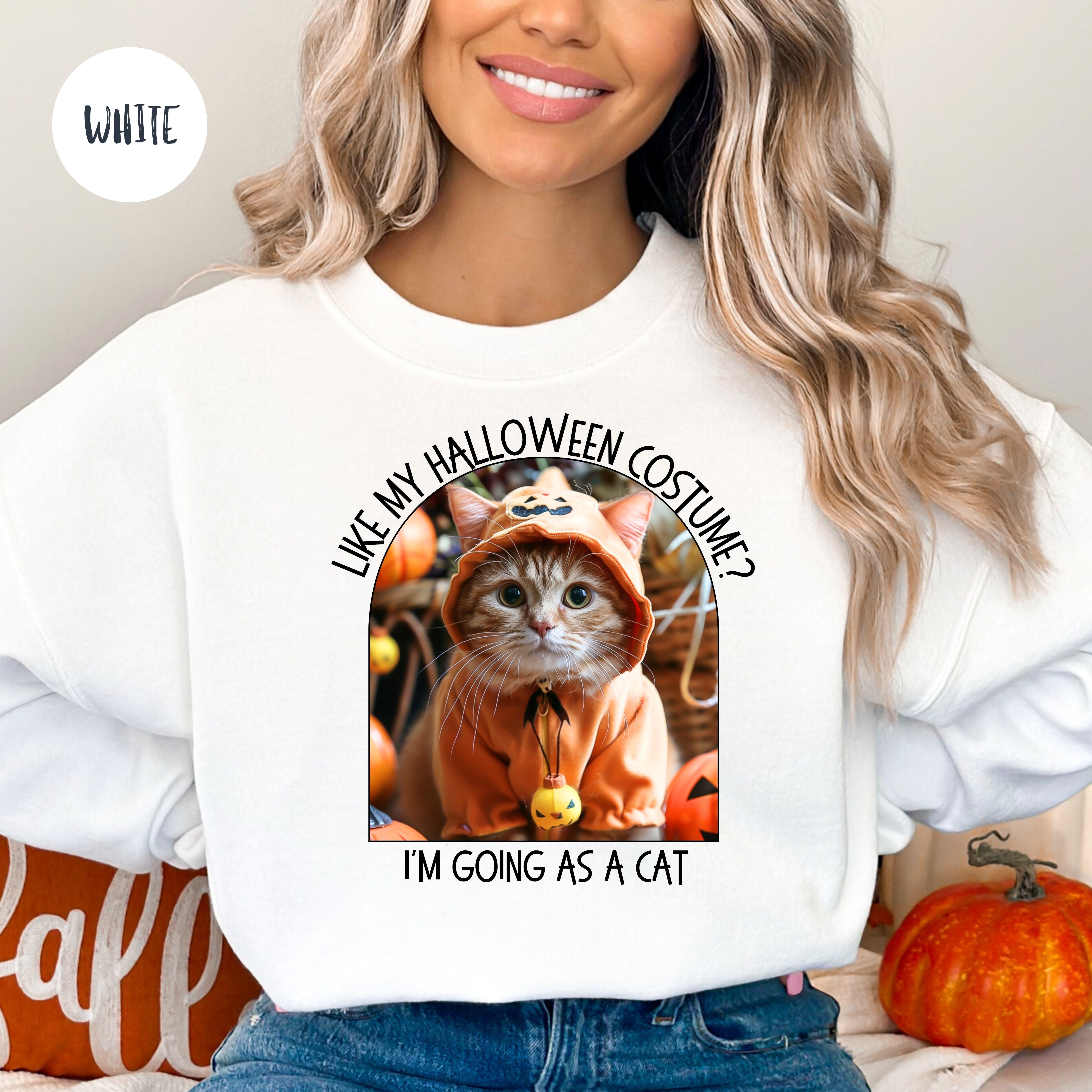 Funny Cat Lover Halloween Sweatshirt