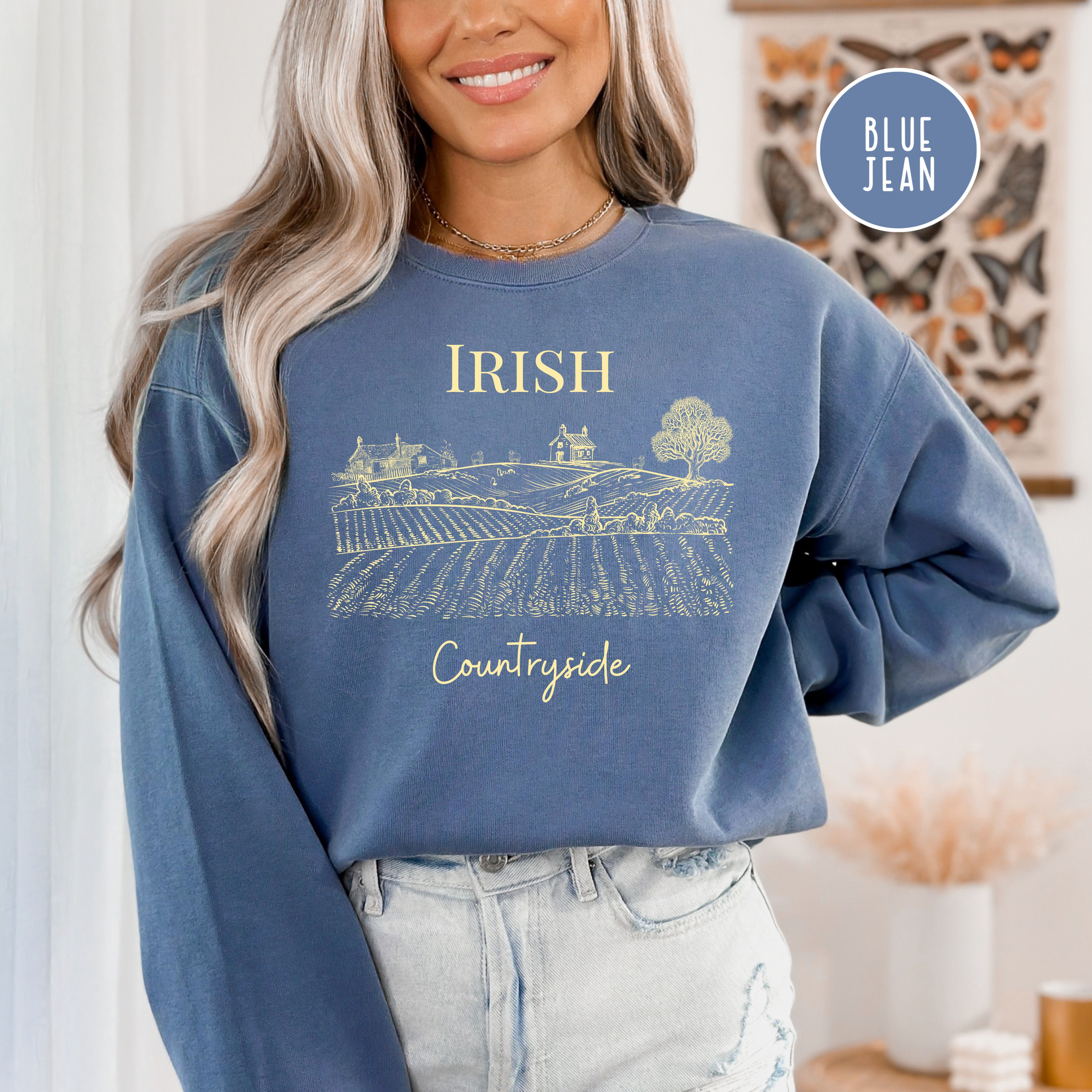 Irish Countryside Comfort Colors® Ireland Sweatshirt