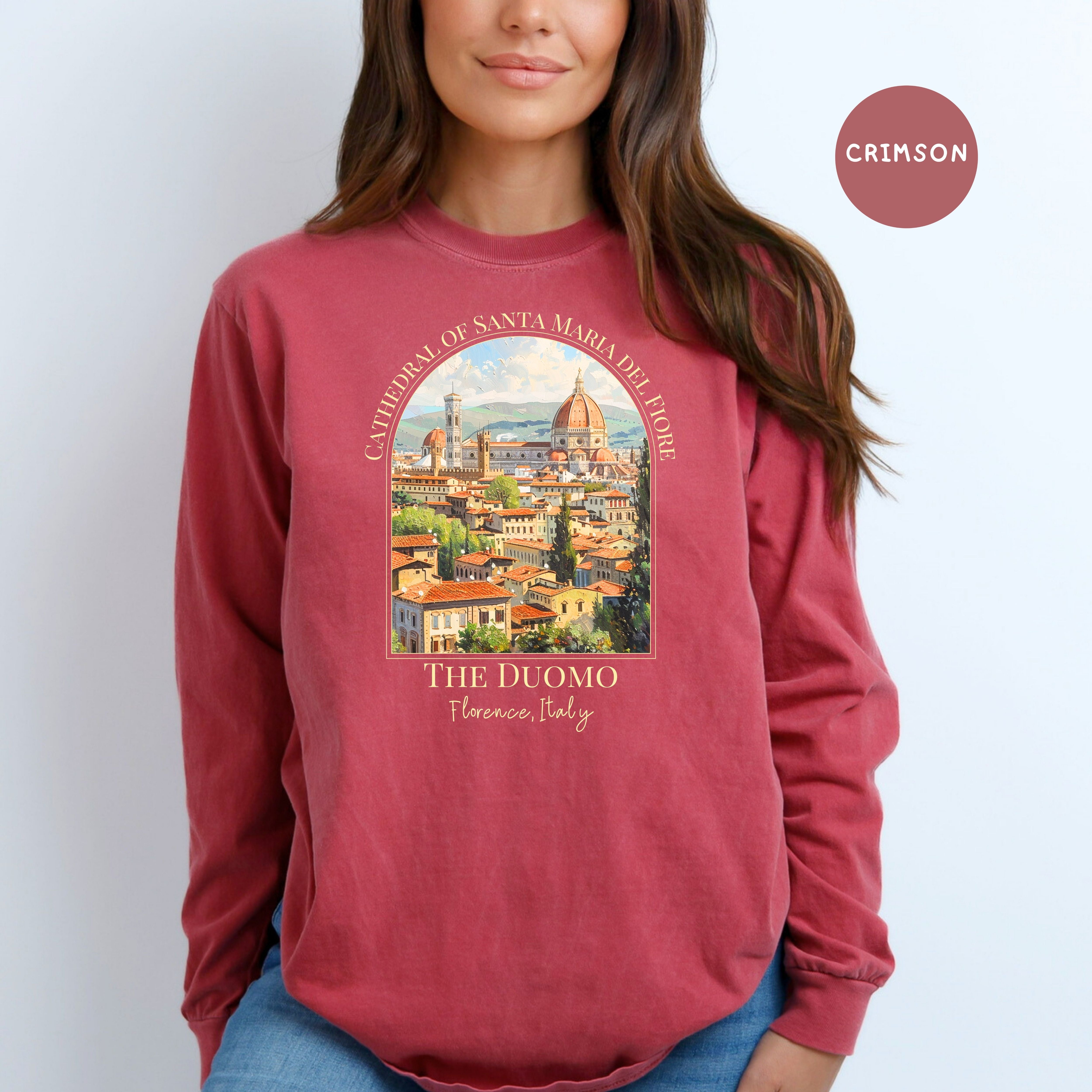 Duomo Florence Italy Comfort Colors® Long Sleeve Tee