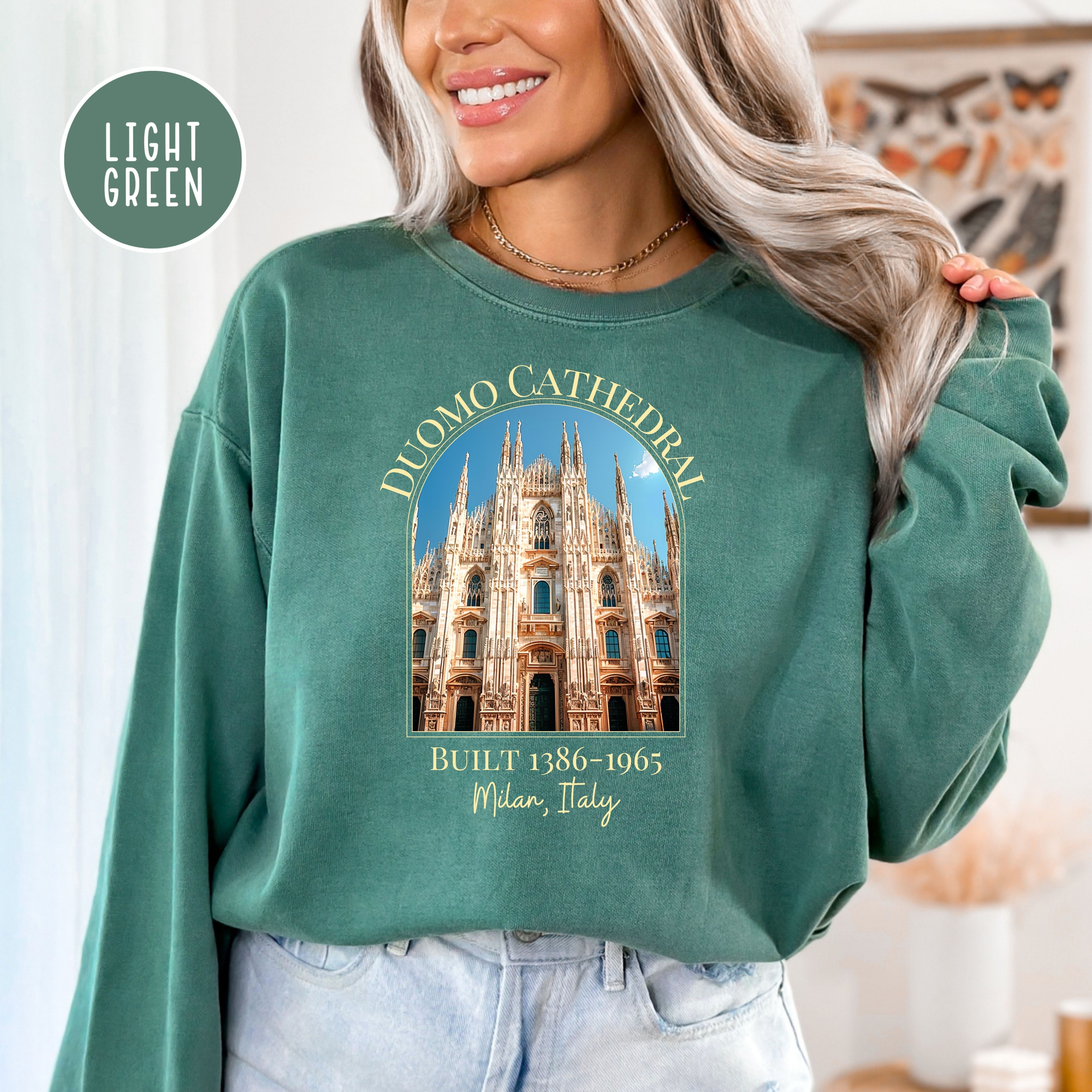 Duomo Cathedral Milan Italy Comfort Colors® Sweatshirt