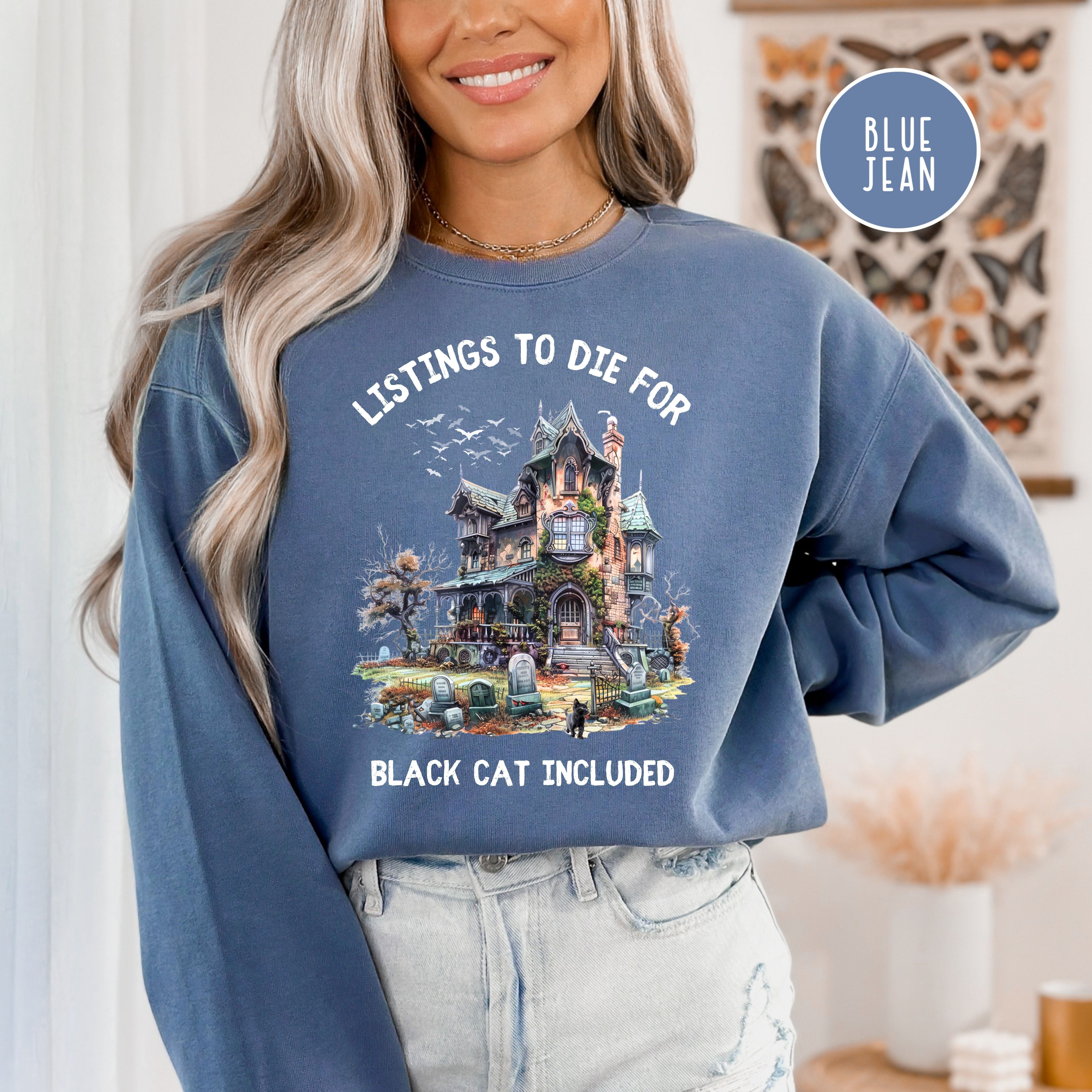 Real Estate Agent Halloween Comfort Colors® Sweatshirt