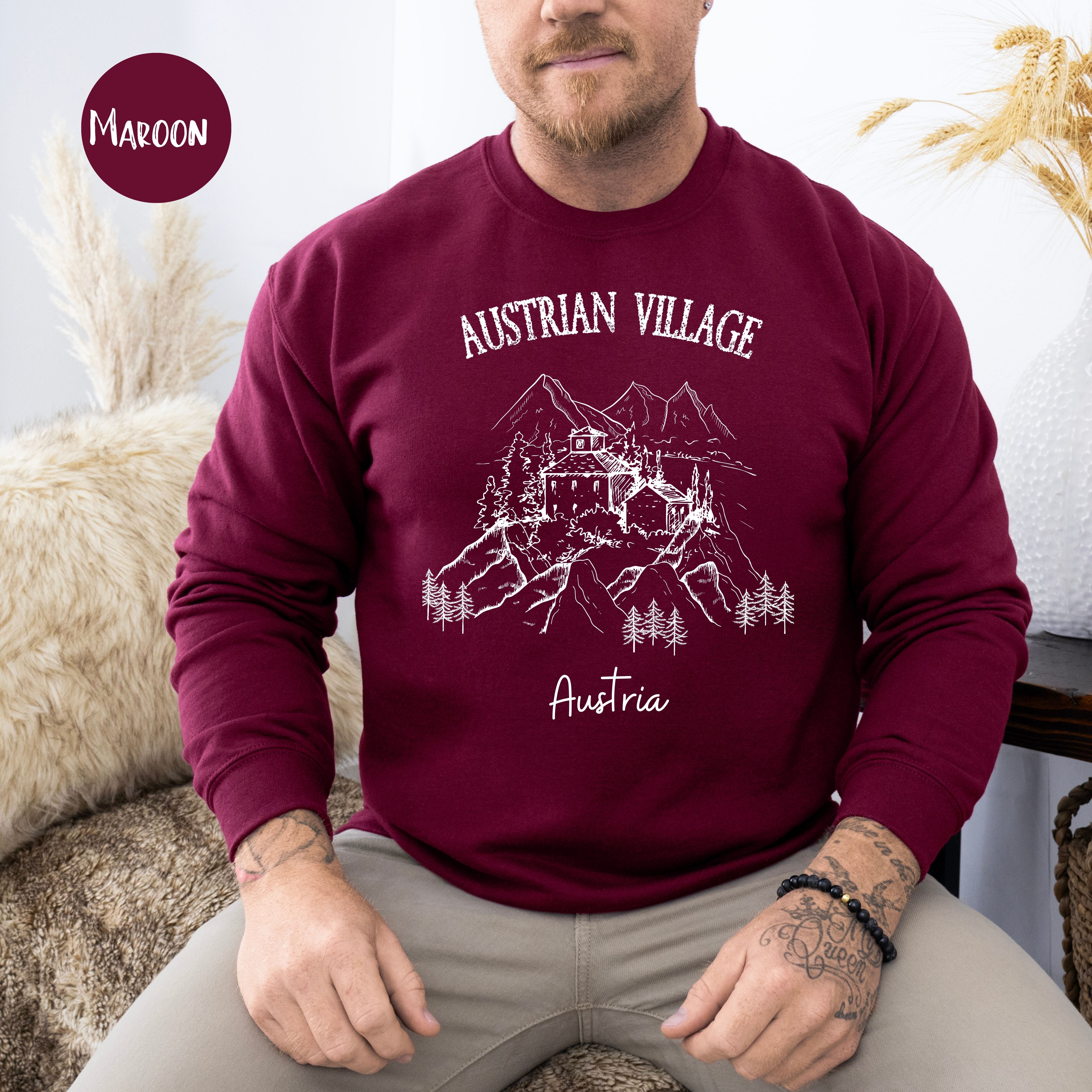 Austrian Village Grunge Style Sweatshirt