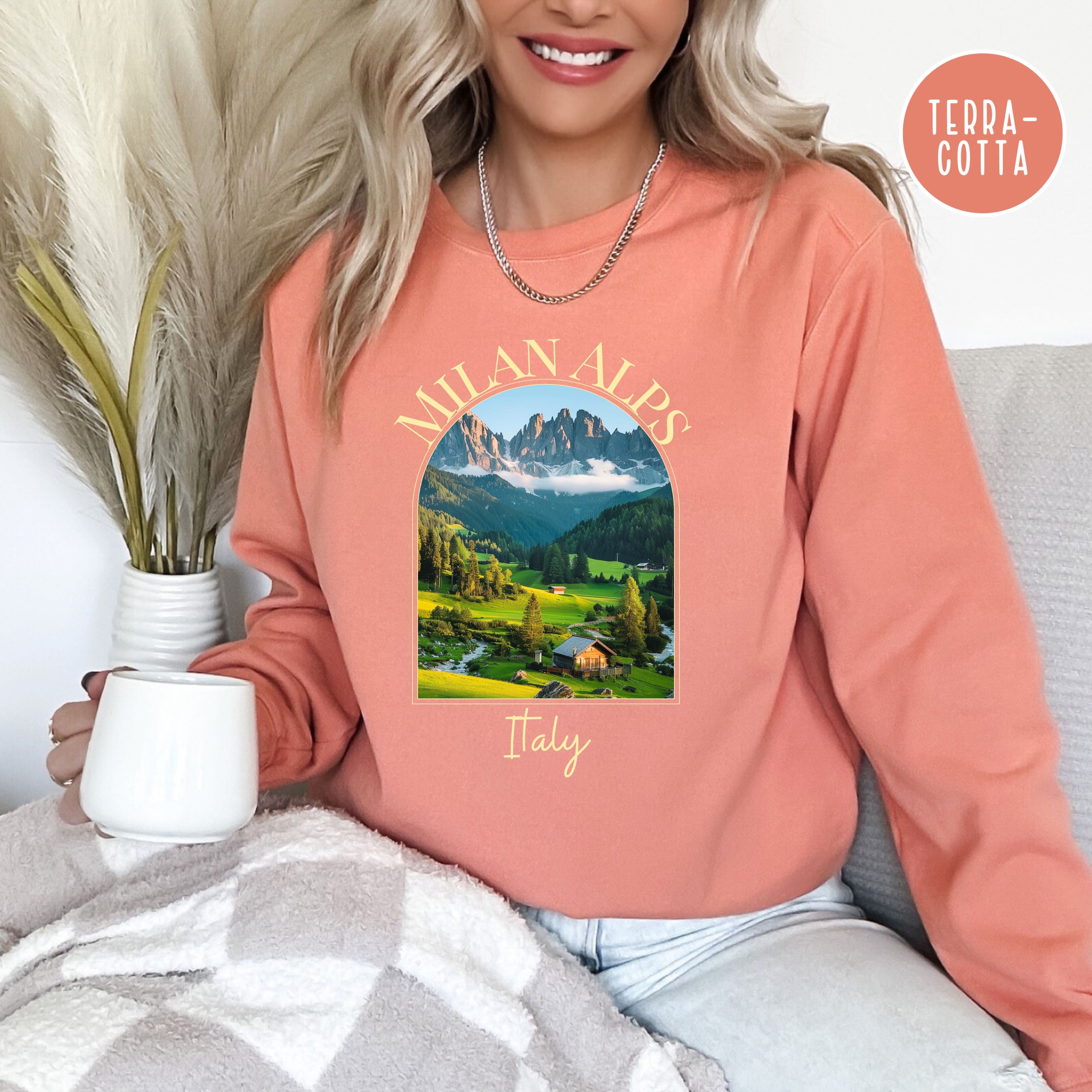 Milan Alps Italy Comfort Colors® Sweatshirt
