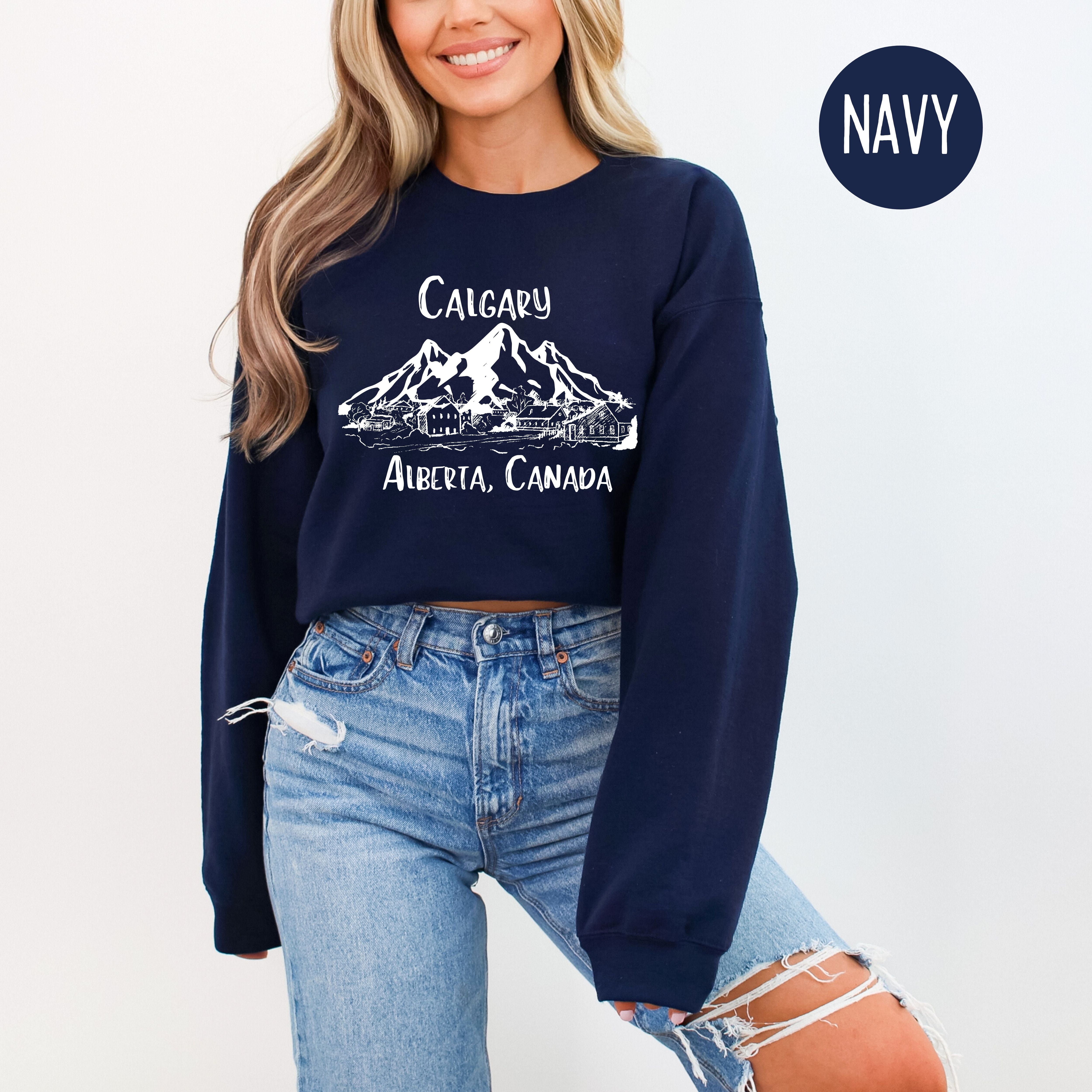 Calgary Alberta Canada Sweatshirt Gift