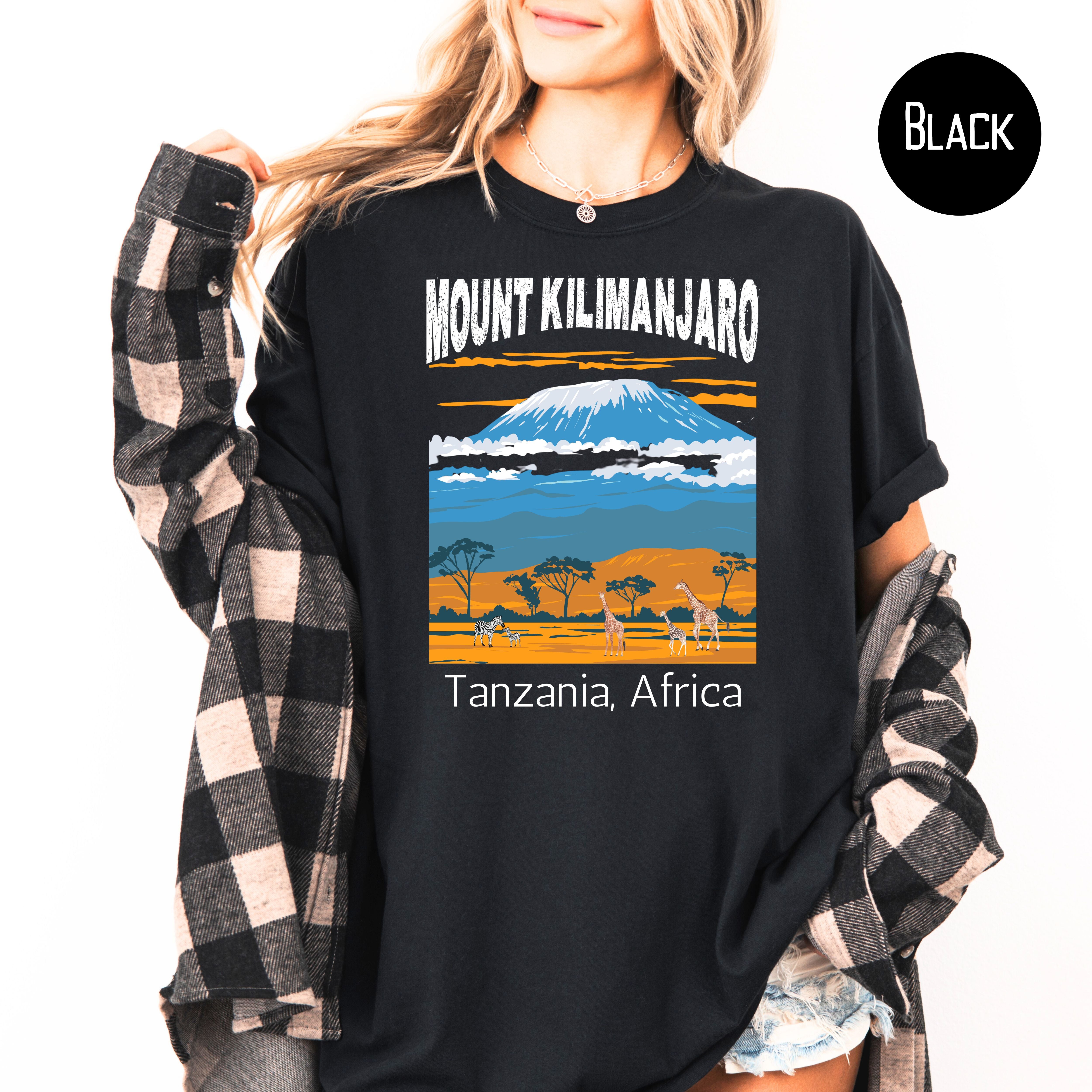 Mount Kilimanjaro Comfort Colors T-Shirt, Tanzania Africa Shirt