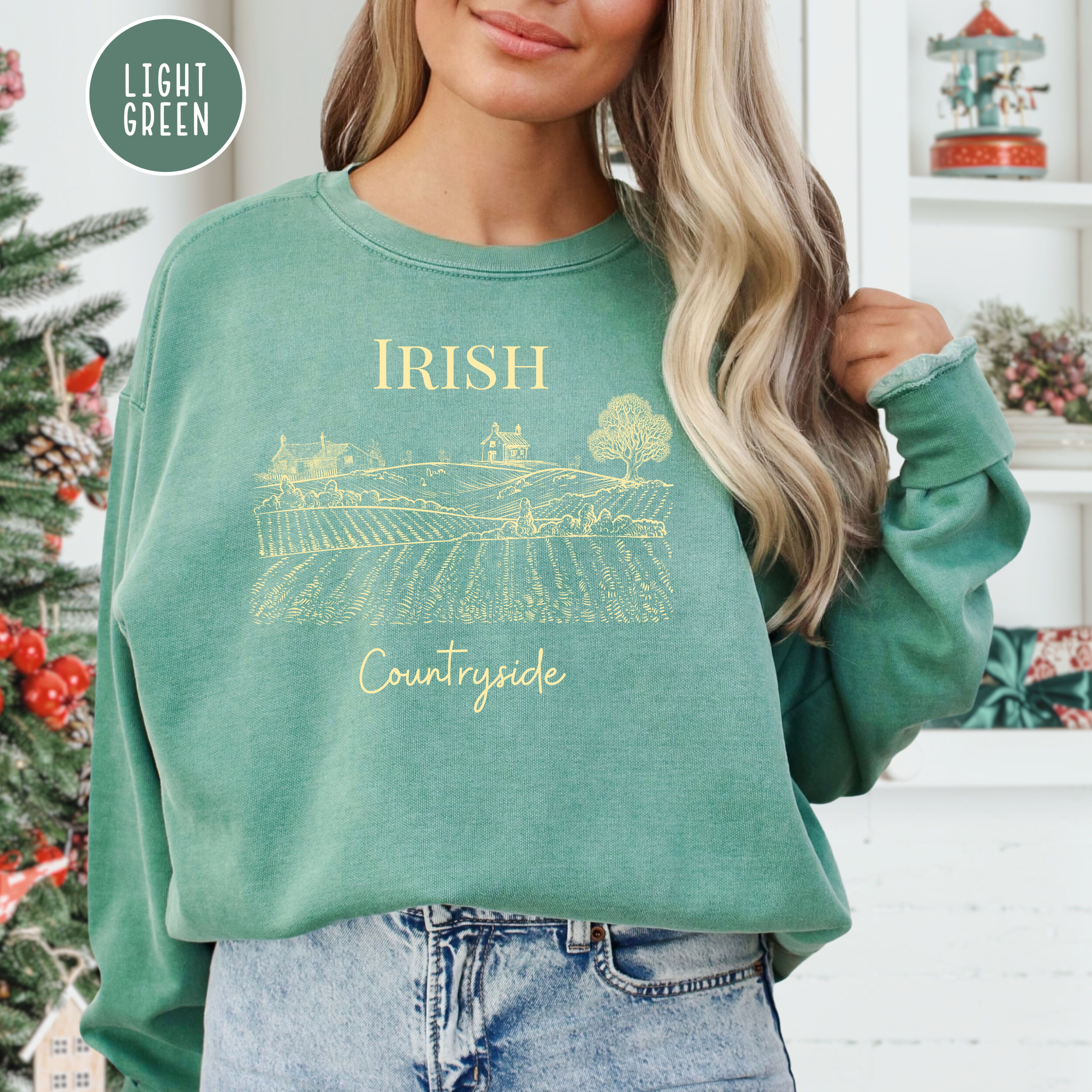 Irish Countryside Comfort Colors® Ireland Sweatshirt
