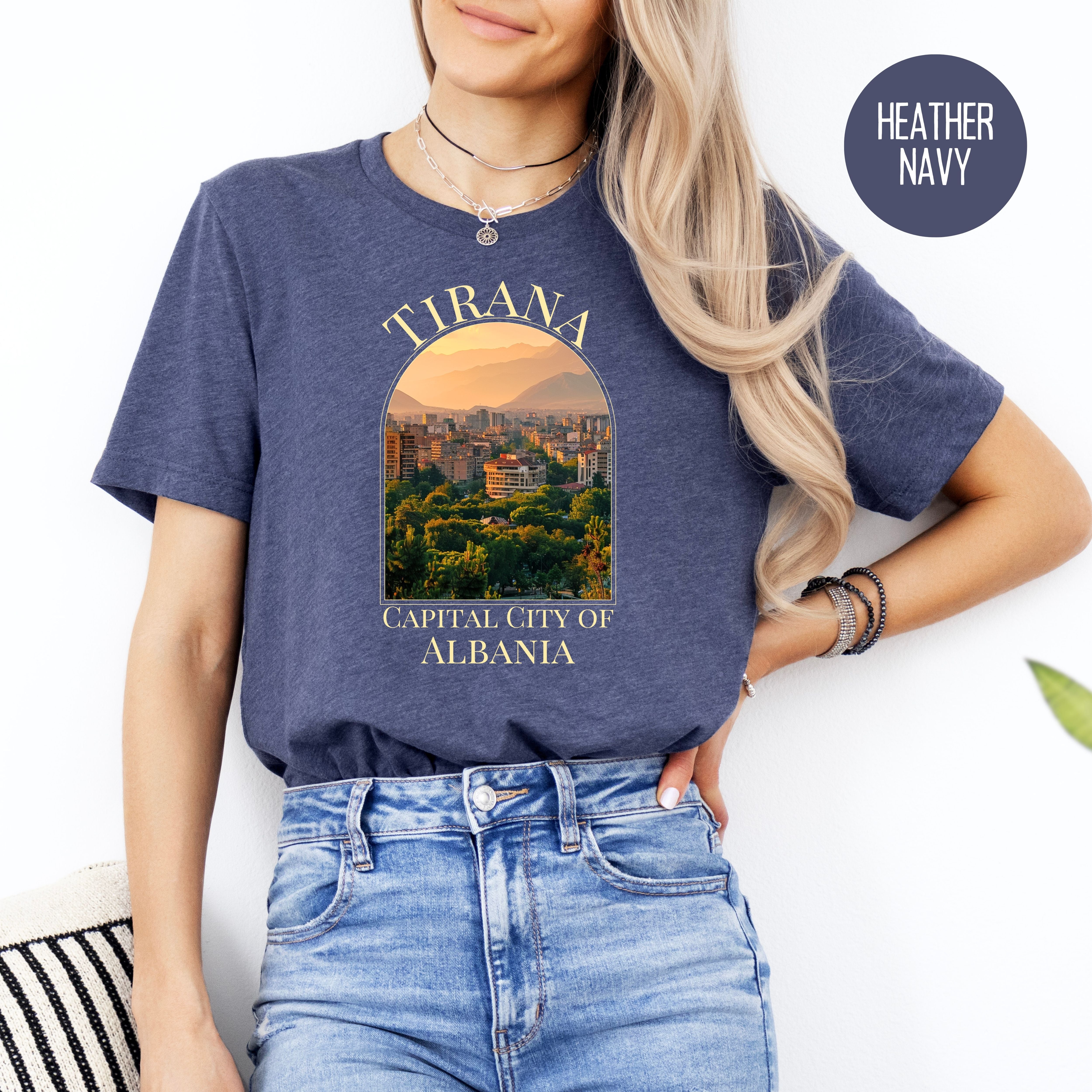 Tirana Albania Gildan Soft-Style Tee