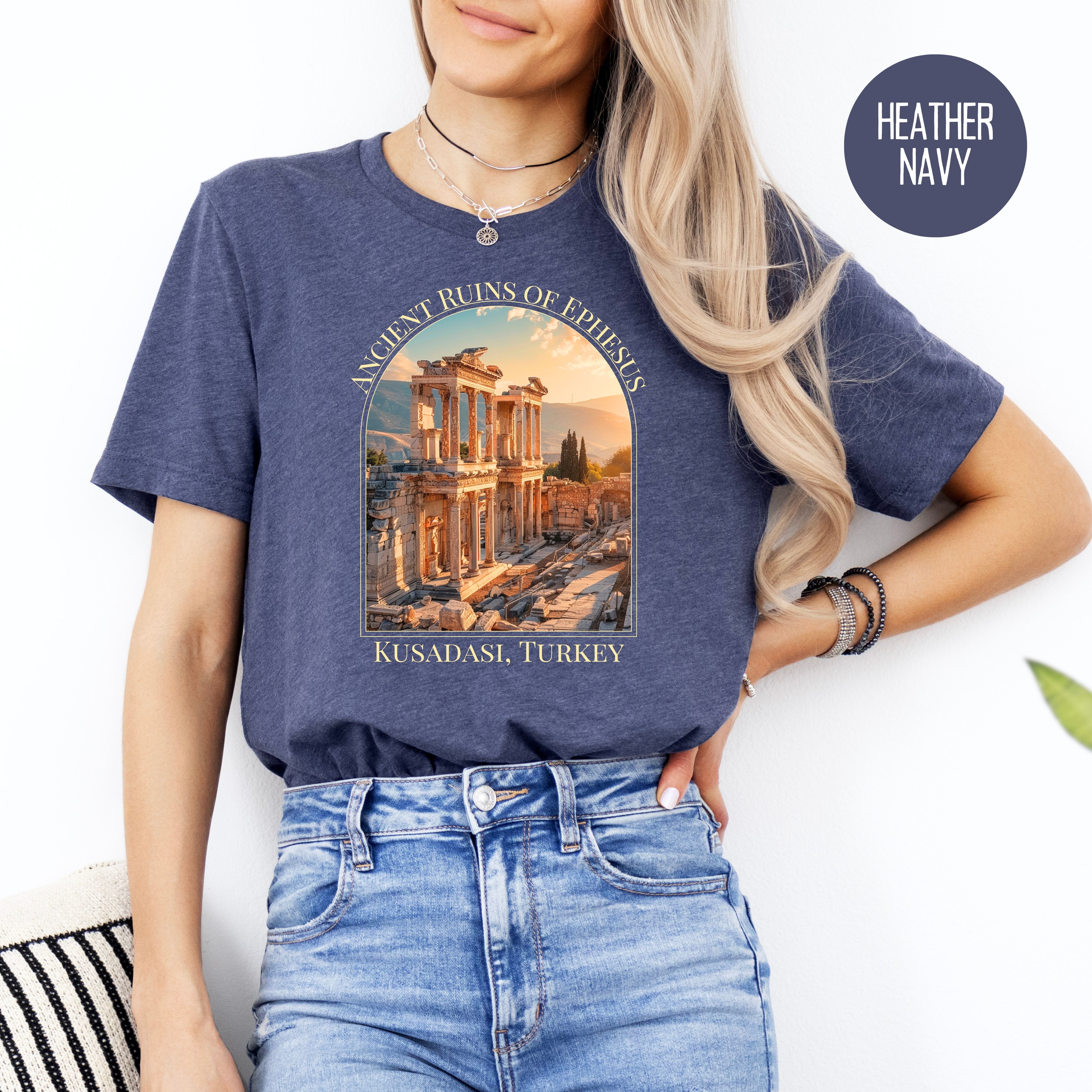 Kusadasi Turkey Ephesus Ancient City Soft-Style Unisex Tee
