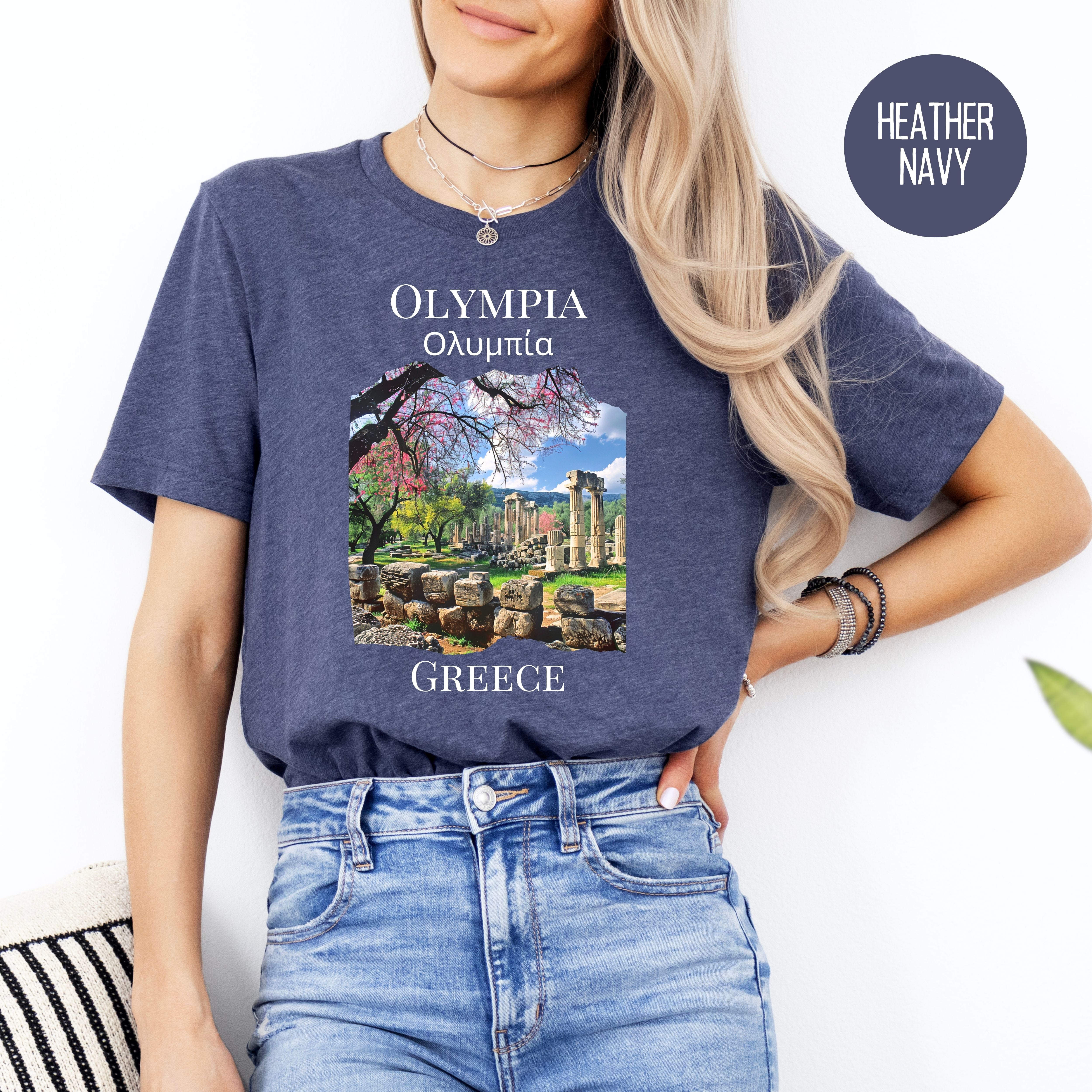 Olympia Greece Vacation Soft-Style Adult Unisex Tee