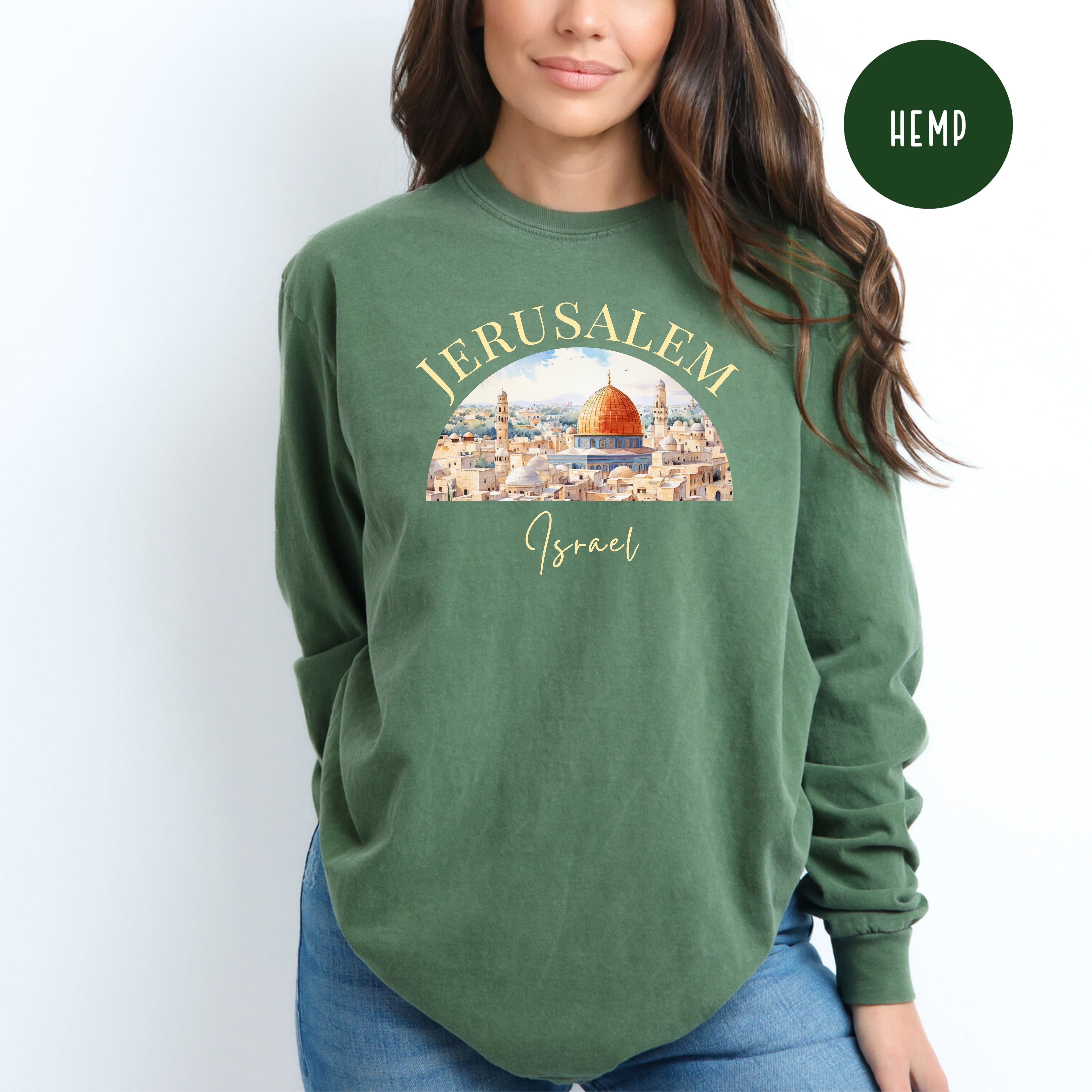 Jerusalem Comfort Colors® Long Sleeve Tee