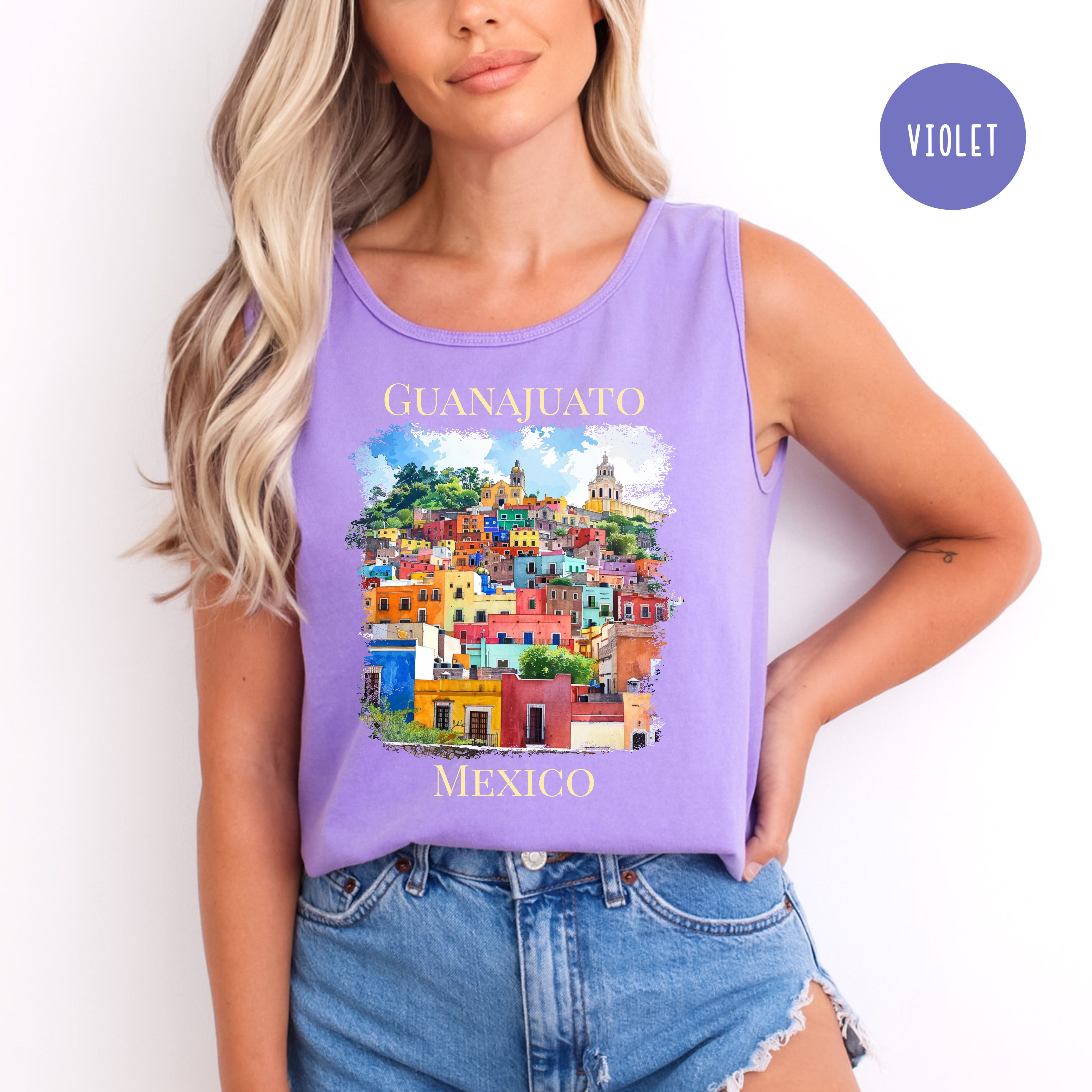 Guanajuato Mexico Comfort Colors Tank Top