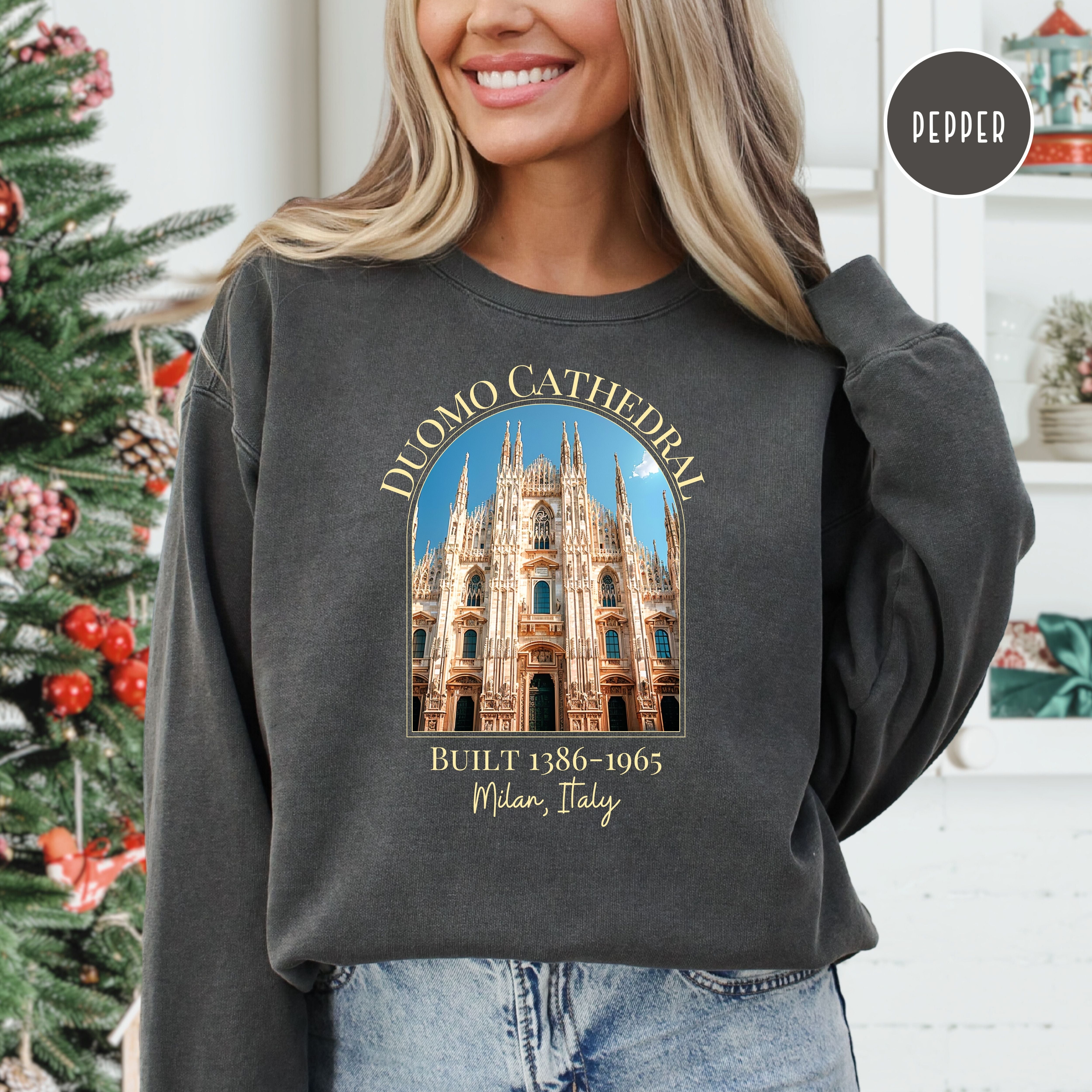 Duomo Cathedral Milan Italy Comfort Colors® Sweatshirt