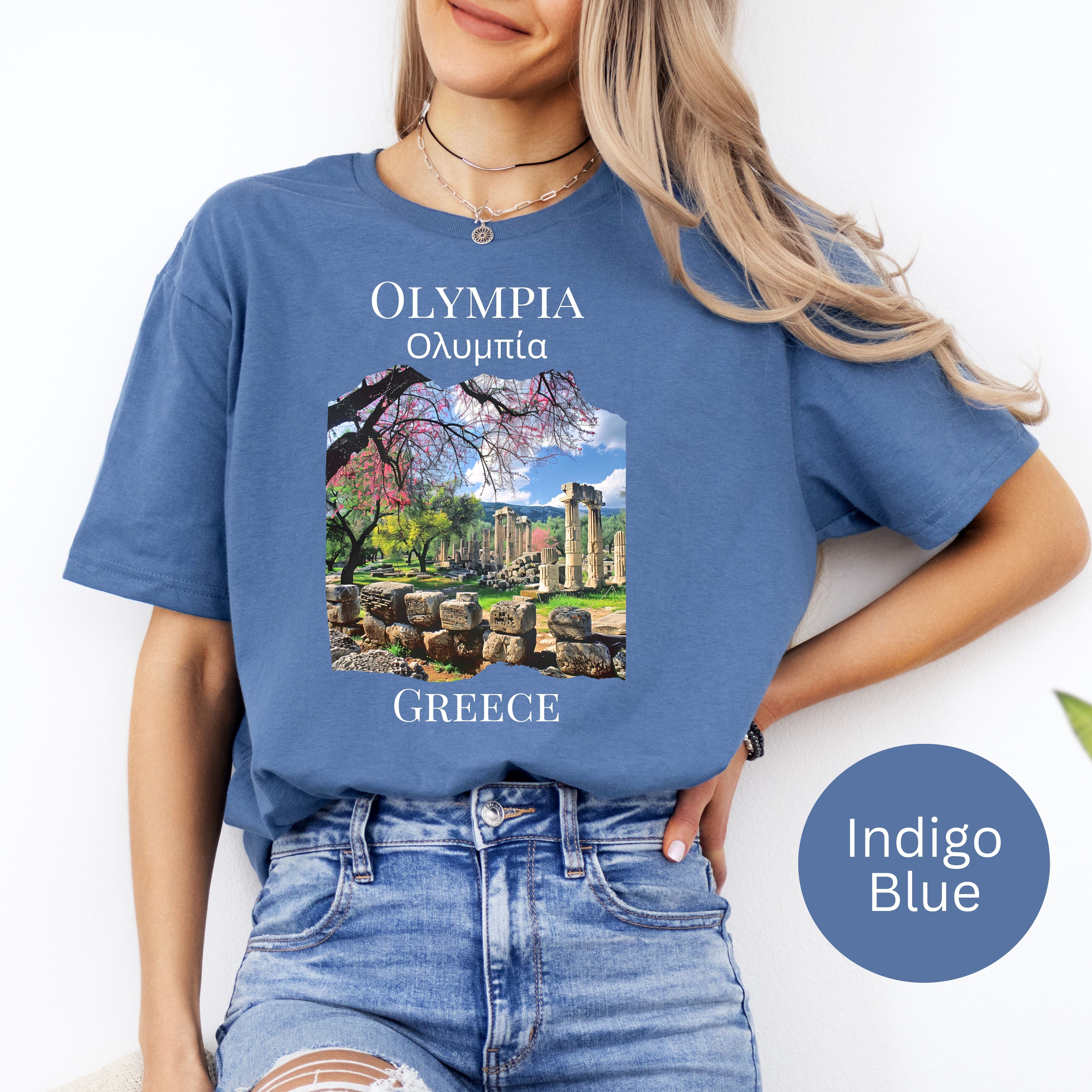 Olympia Greece Vacation Soft-Style Adult Unisex Tee