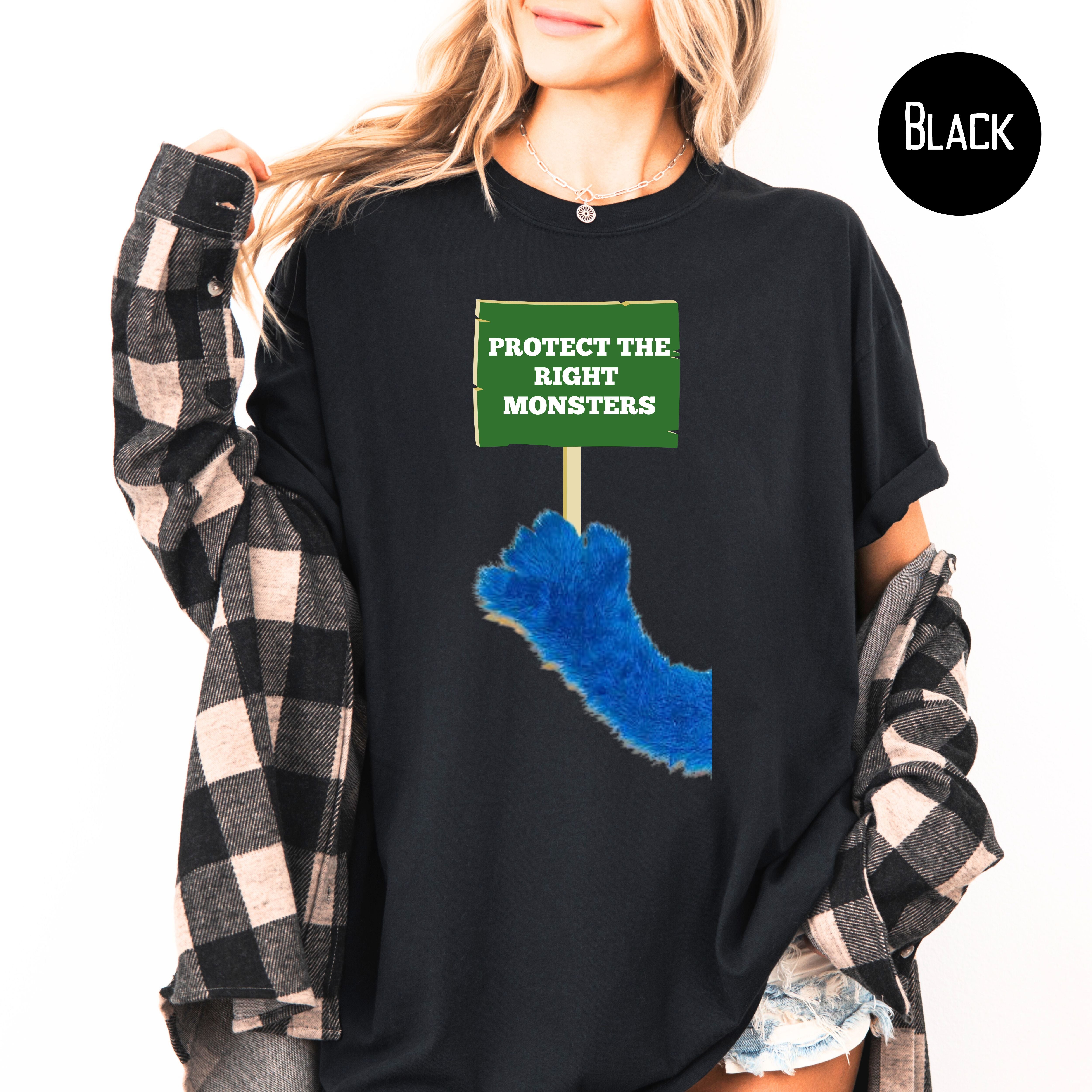 Protect The Right Monsters Comfort Colors Save PBS Protest Shirt