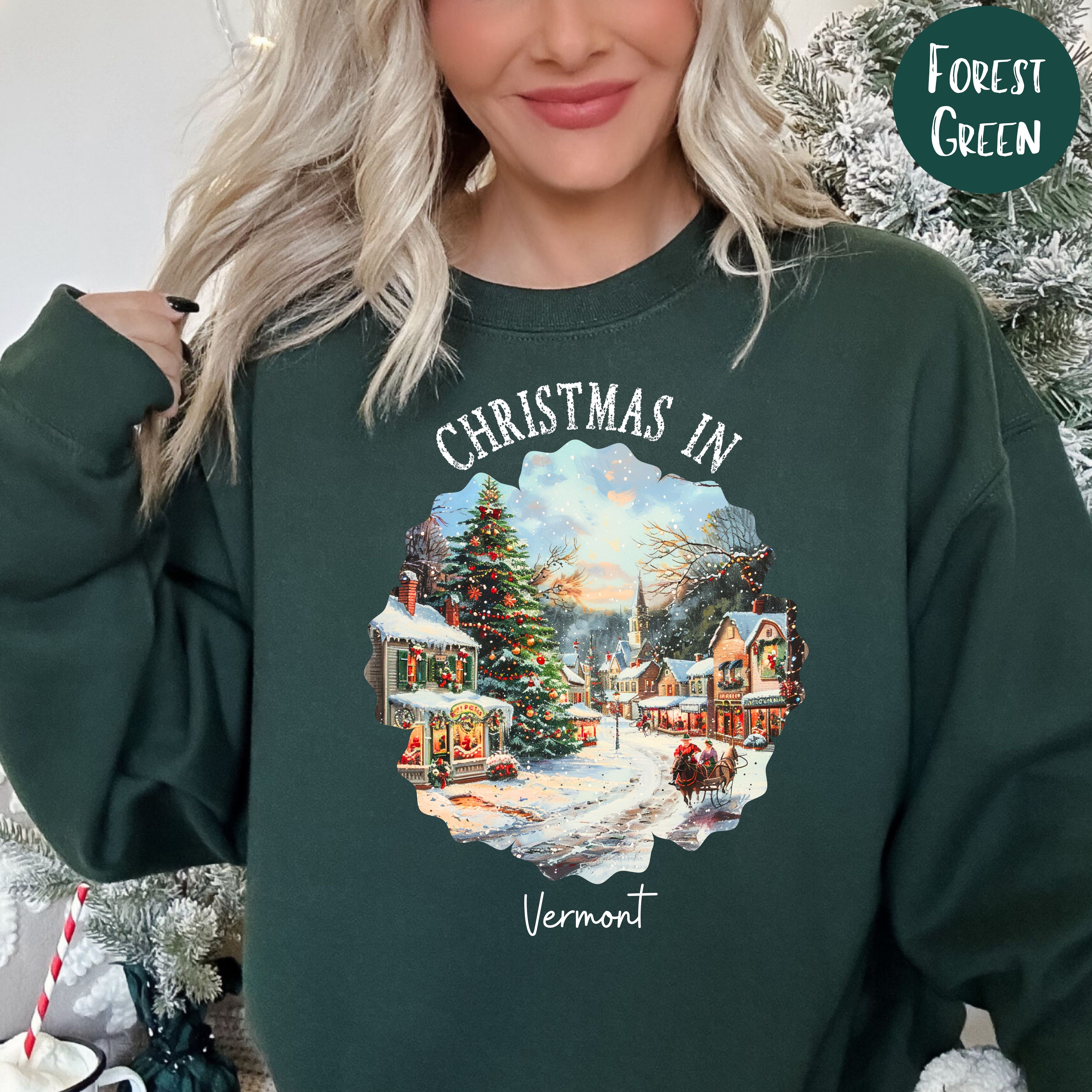 Christmas in Vermont Sweatshirt