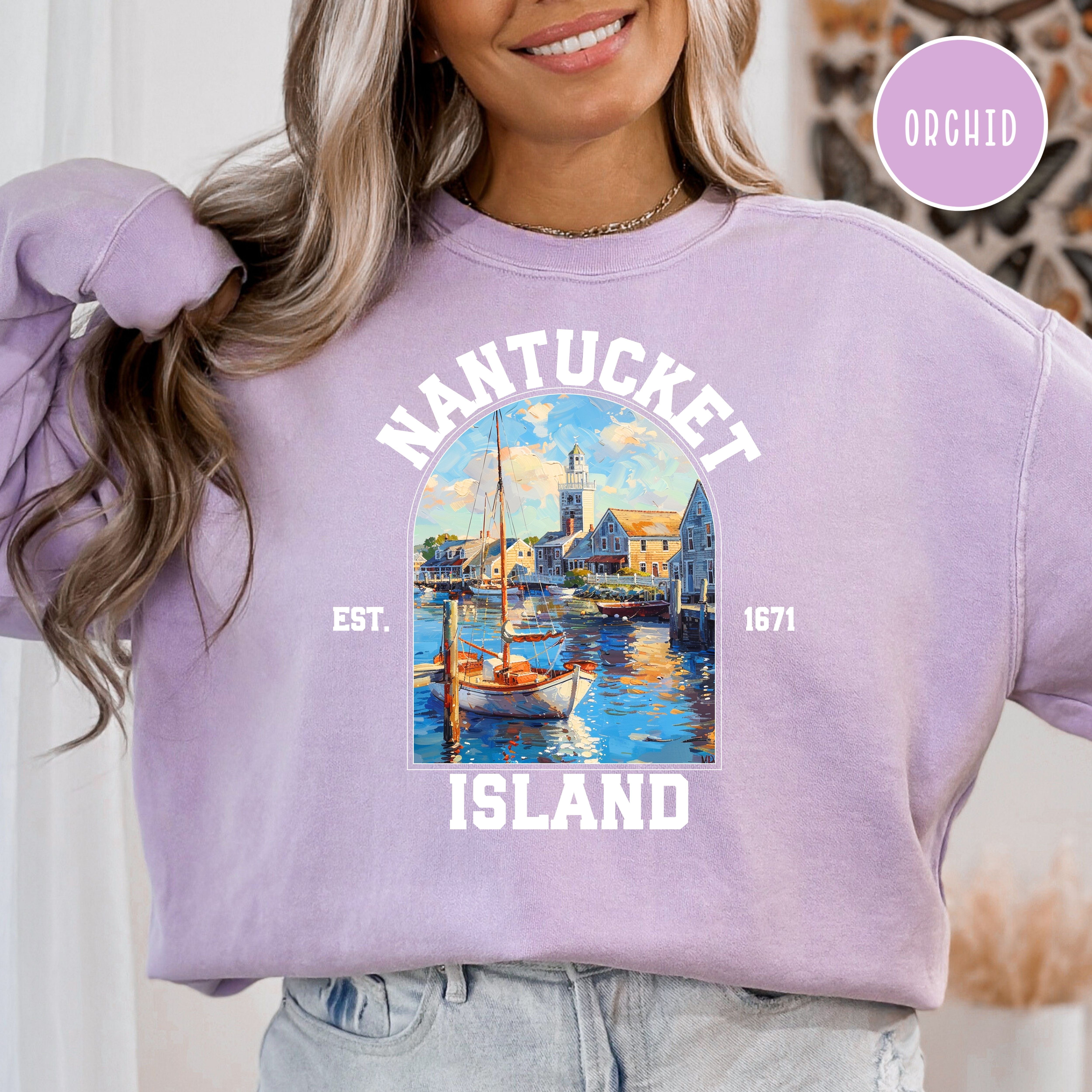 Nantucket Island Comfort Colors® Sweatshirt