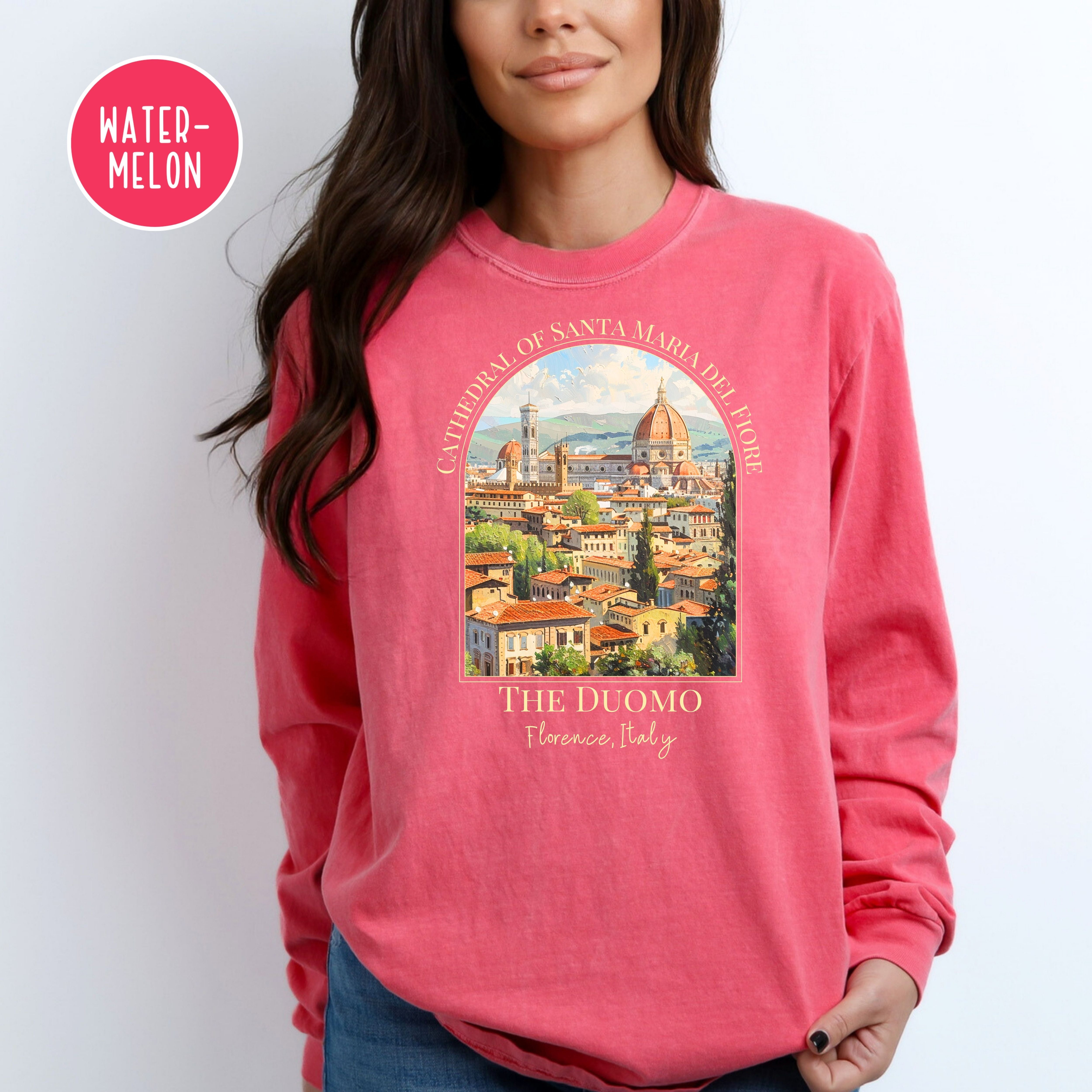 Duomo Florence Italy Comfort Colors® Long Sleeve Tee