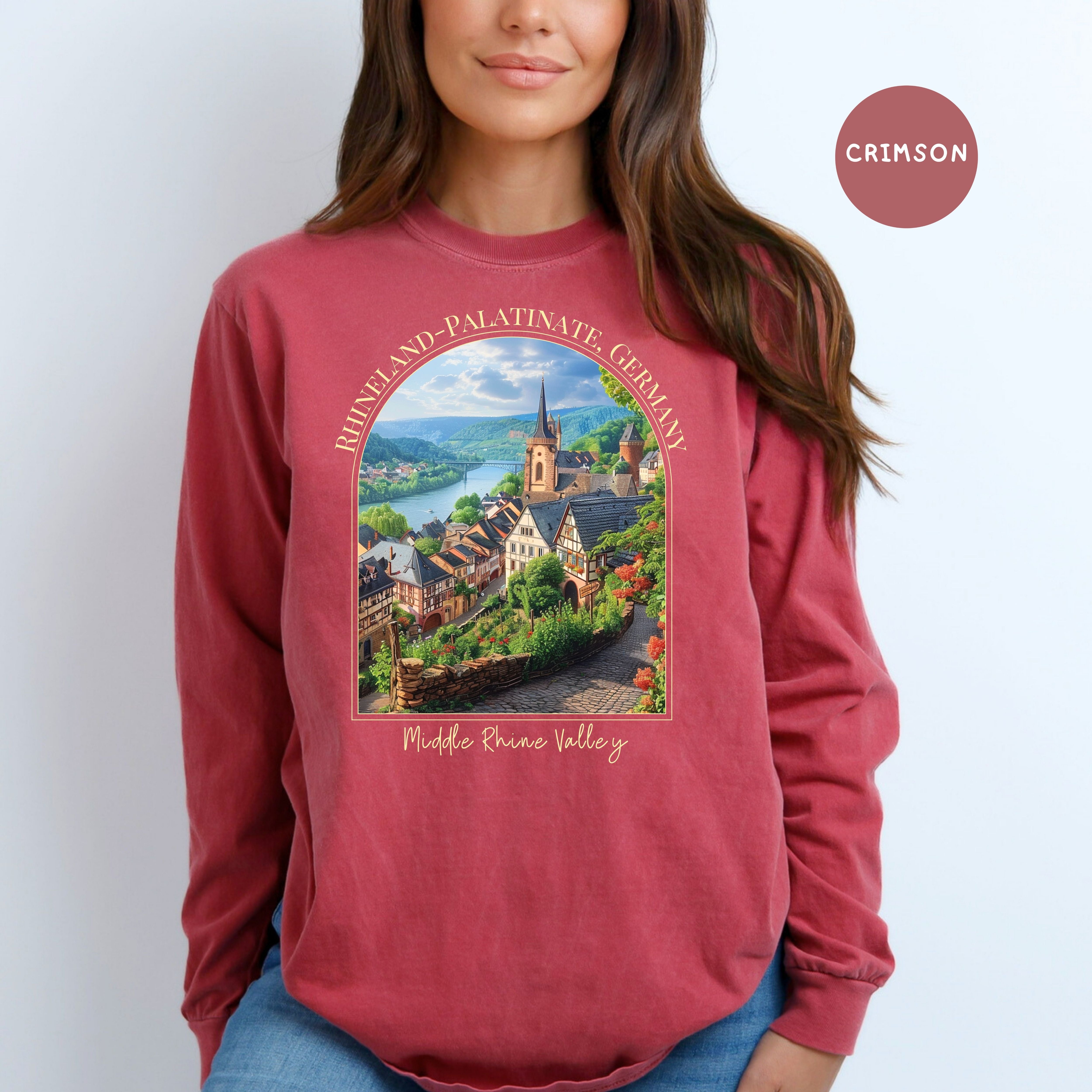 Rhine Valley Germany Comfort Colors® Long Sleeve Tee