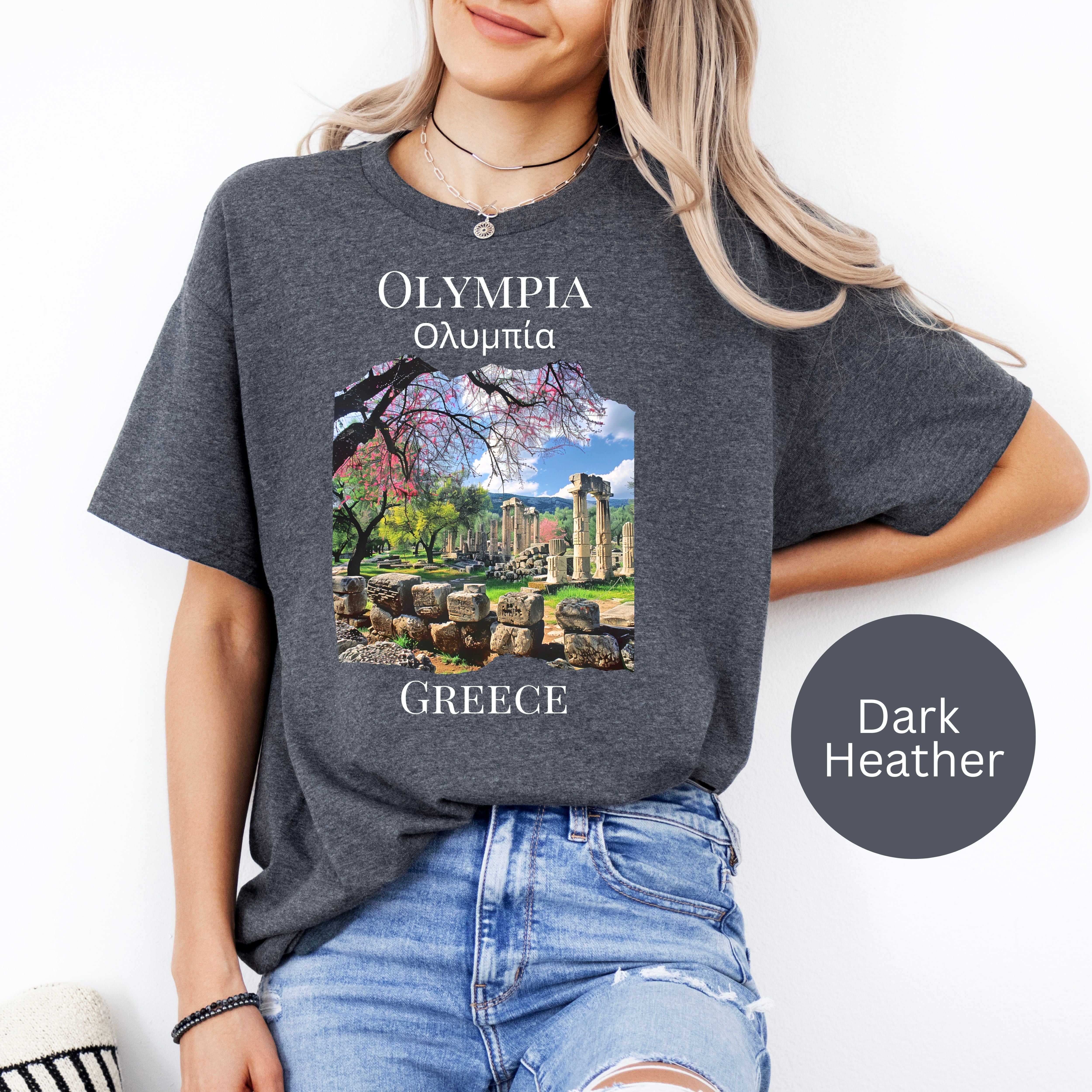 Olympia Greece Vacation Soft-Style Adult Unisex Tee