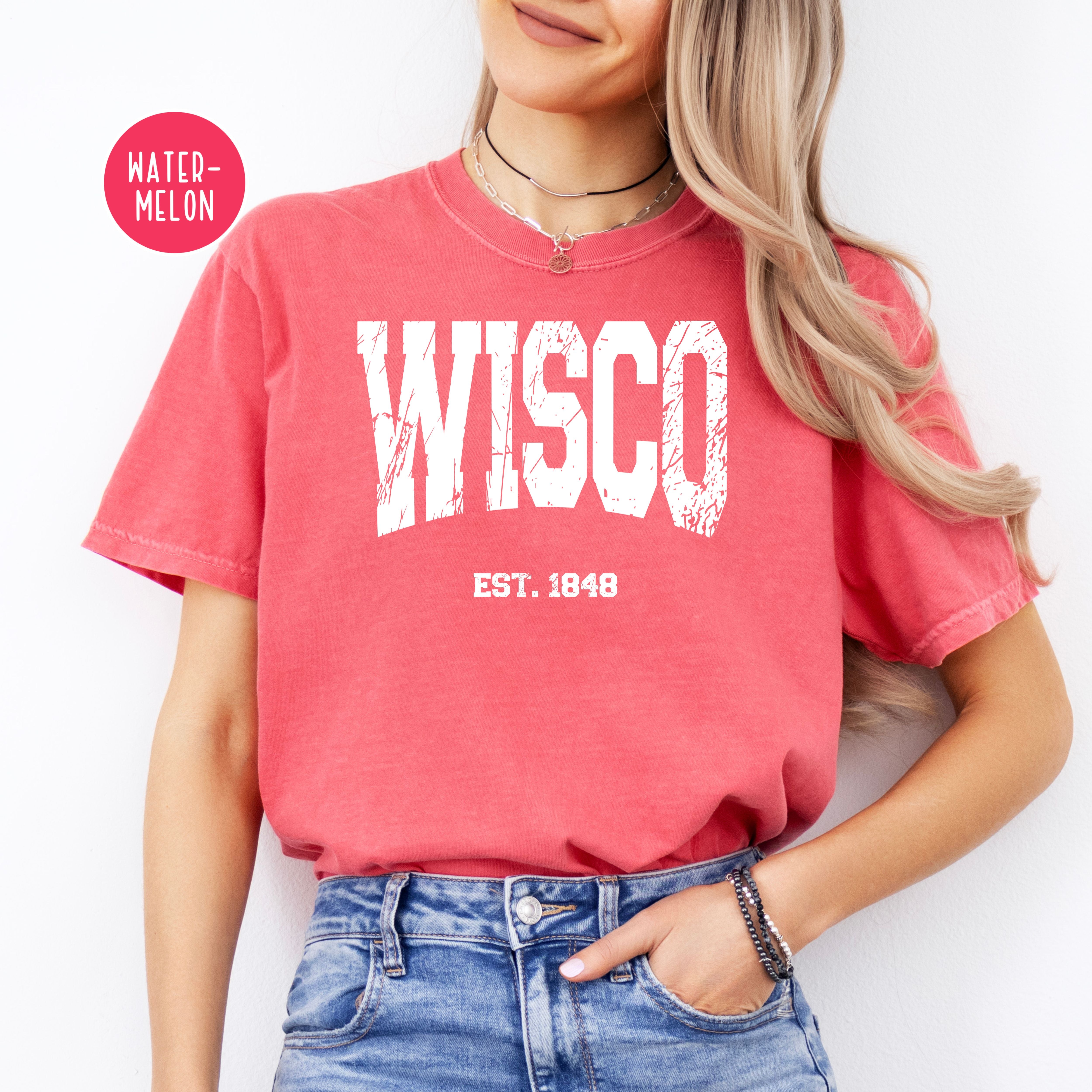 WISCO (Wisconsin) Grunge Comfort Colors® Tee