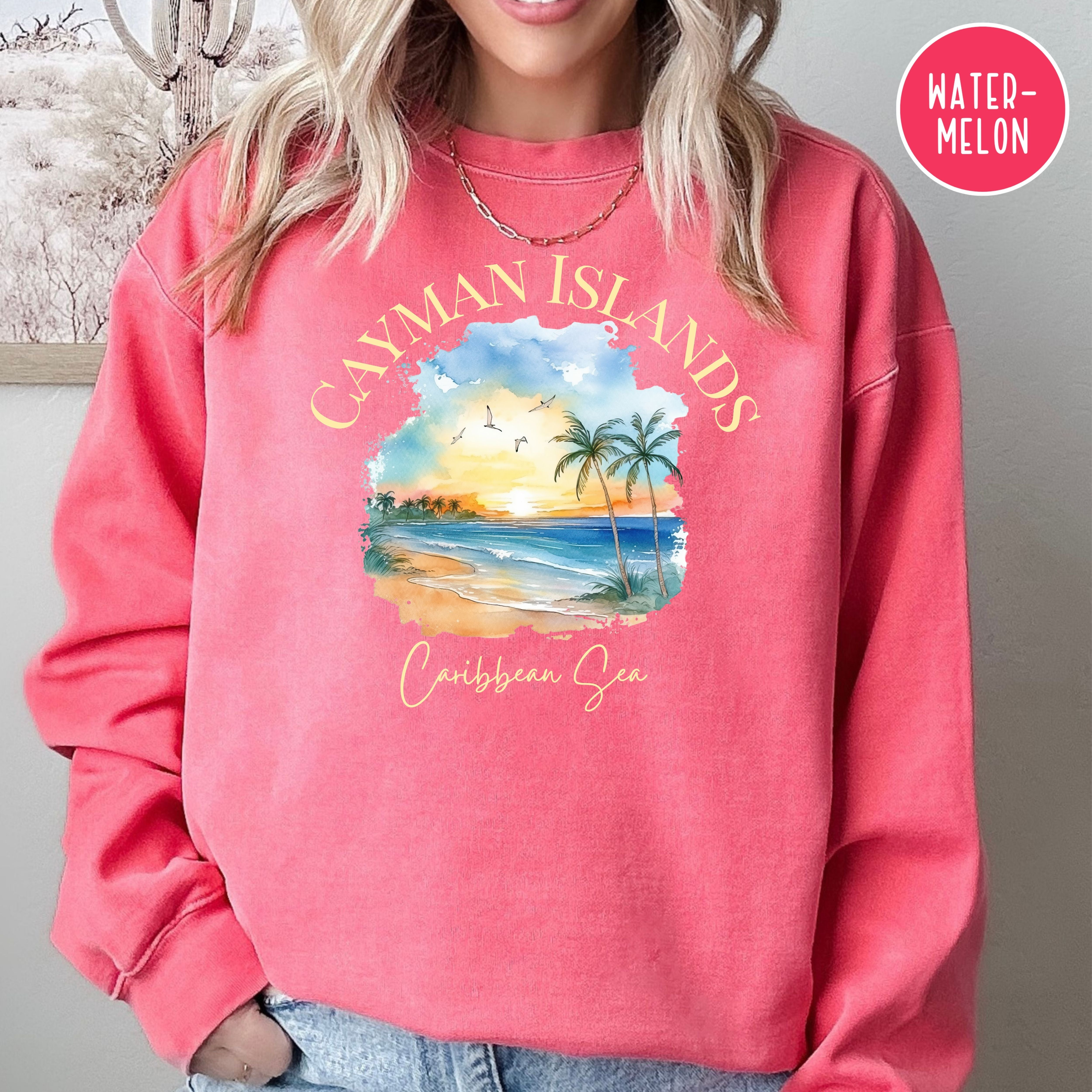 Cayman Islands Sunset Comfort Colors® Sweatshirt