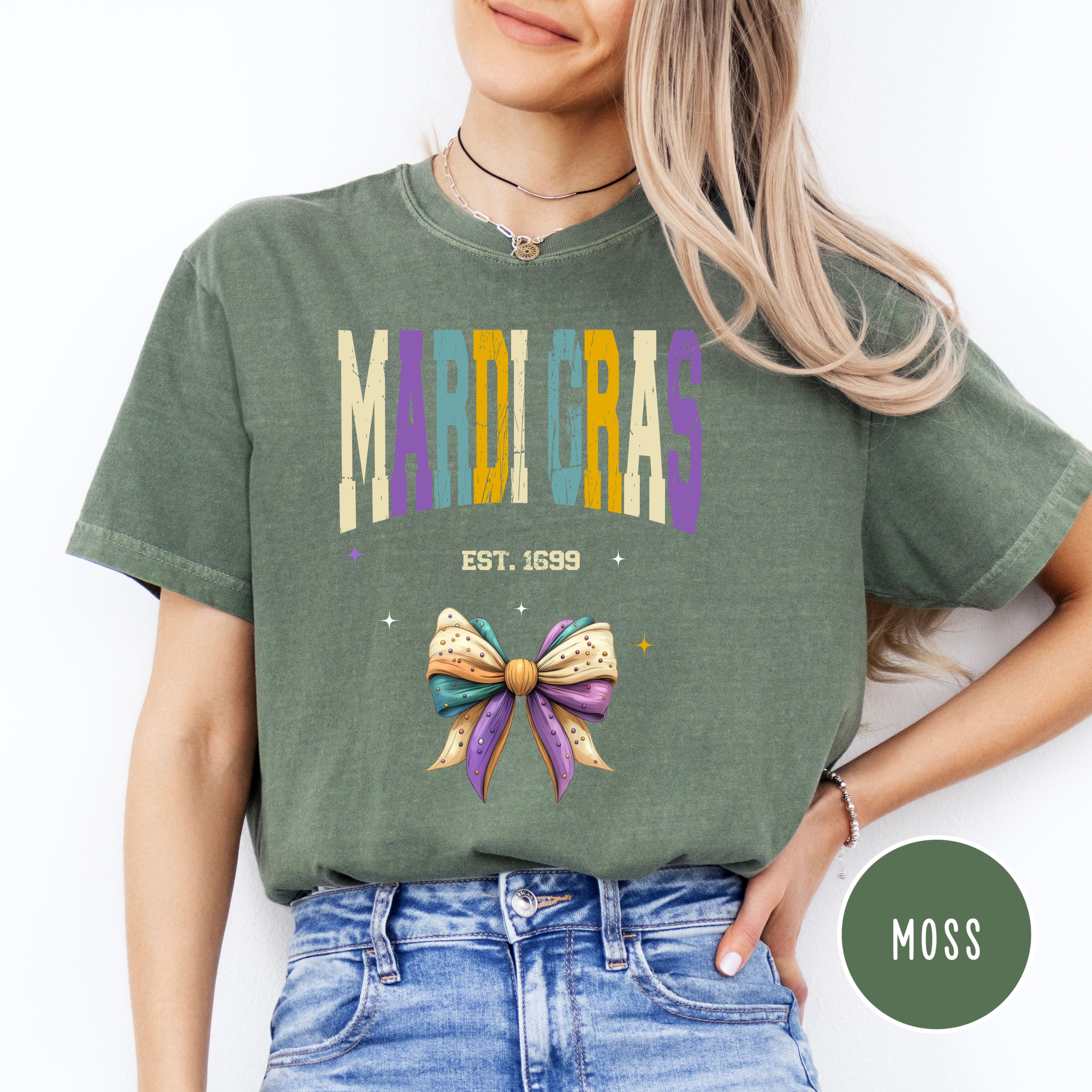 Mardi Gras Grunge Comfort Colors® Tee