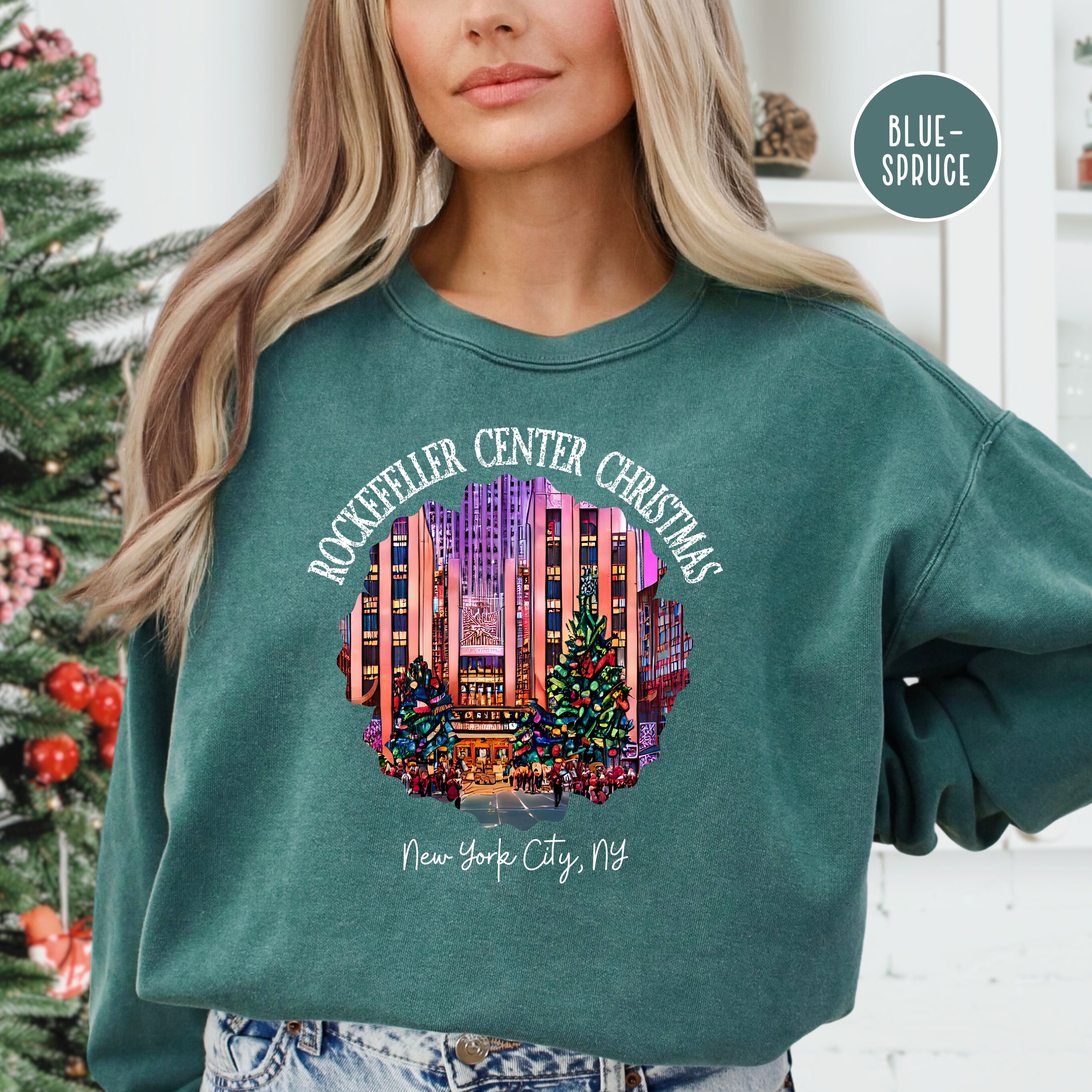 Christmas at Rockefeller Center New York City Comfort Colors® Sweatshirt